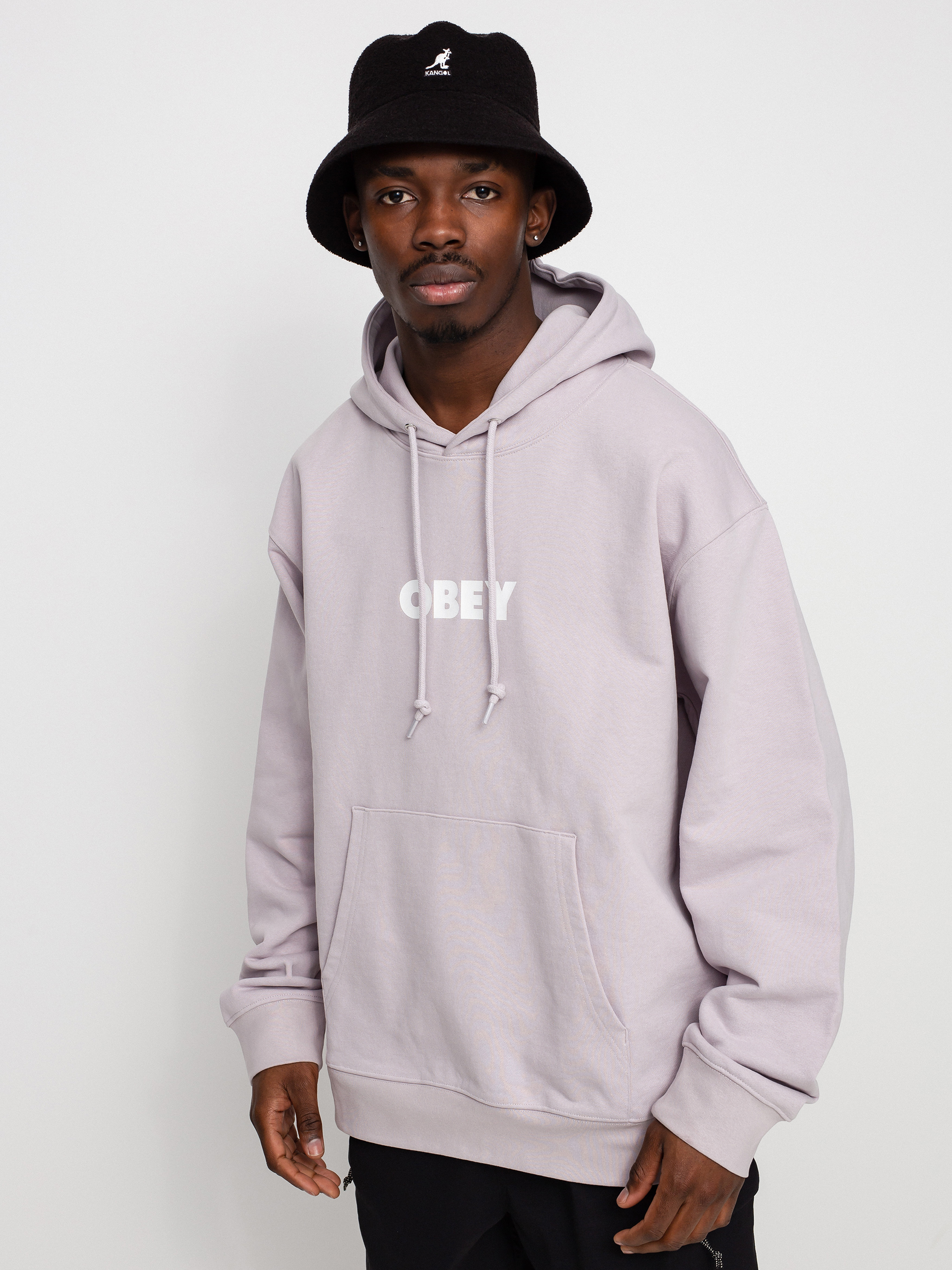 OBEY Bold HD Hoodie (purple paste)