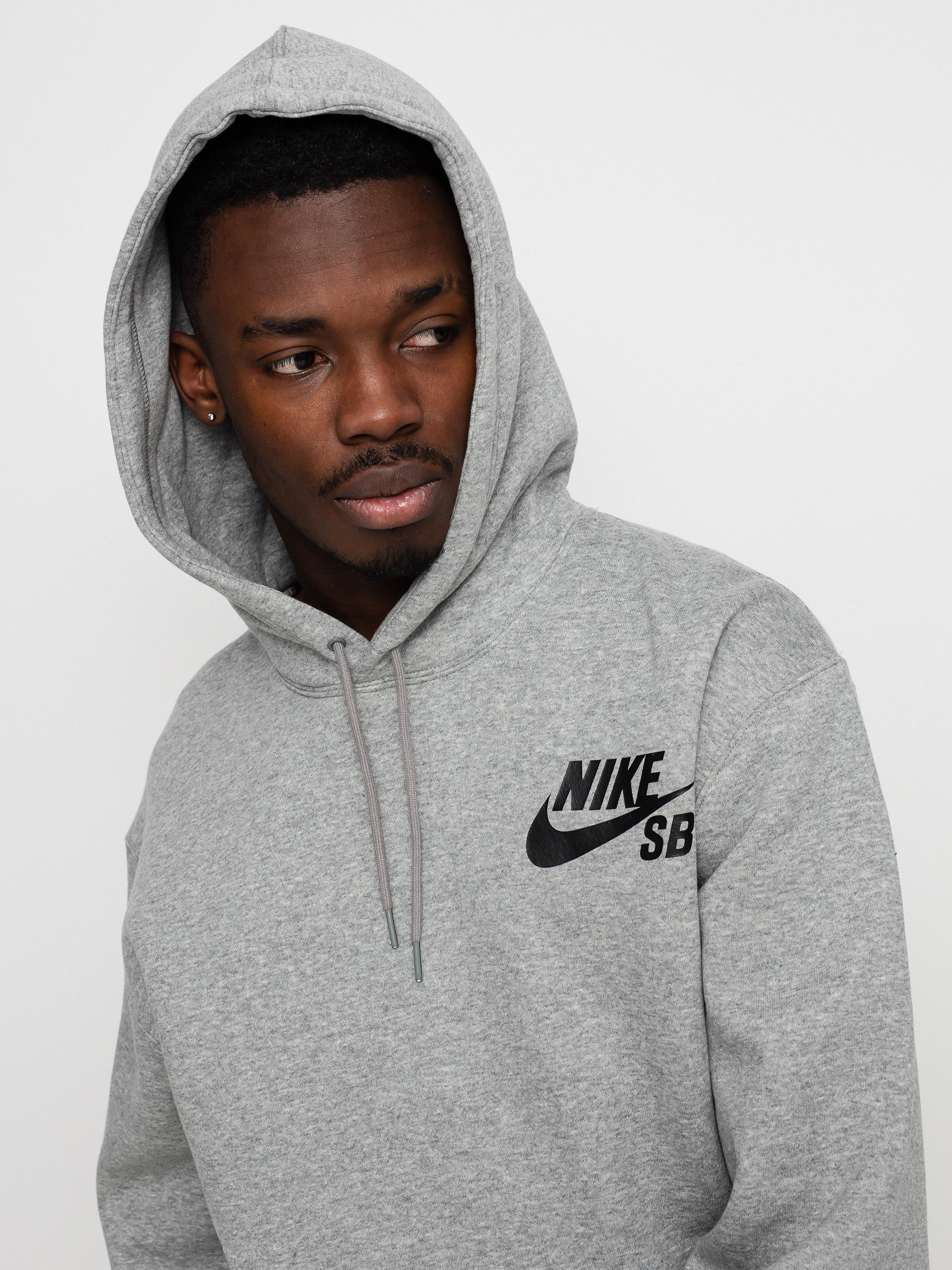 Nike SB Icon HD Hoodie (dk grey heather/black)