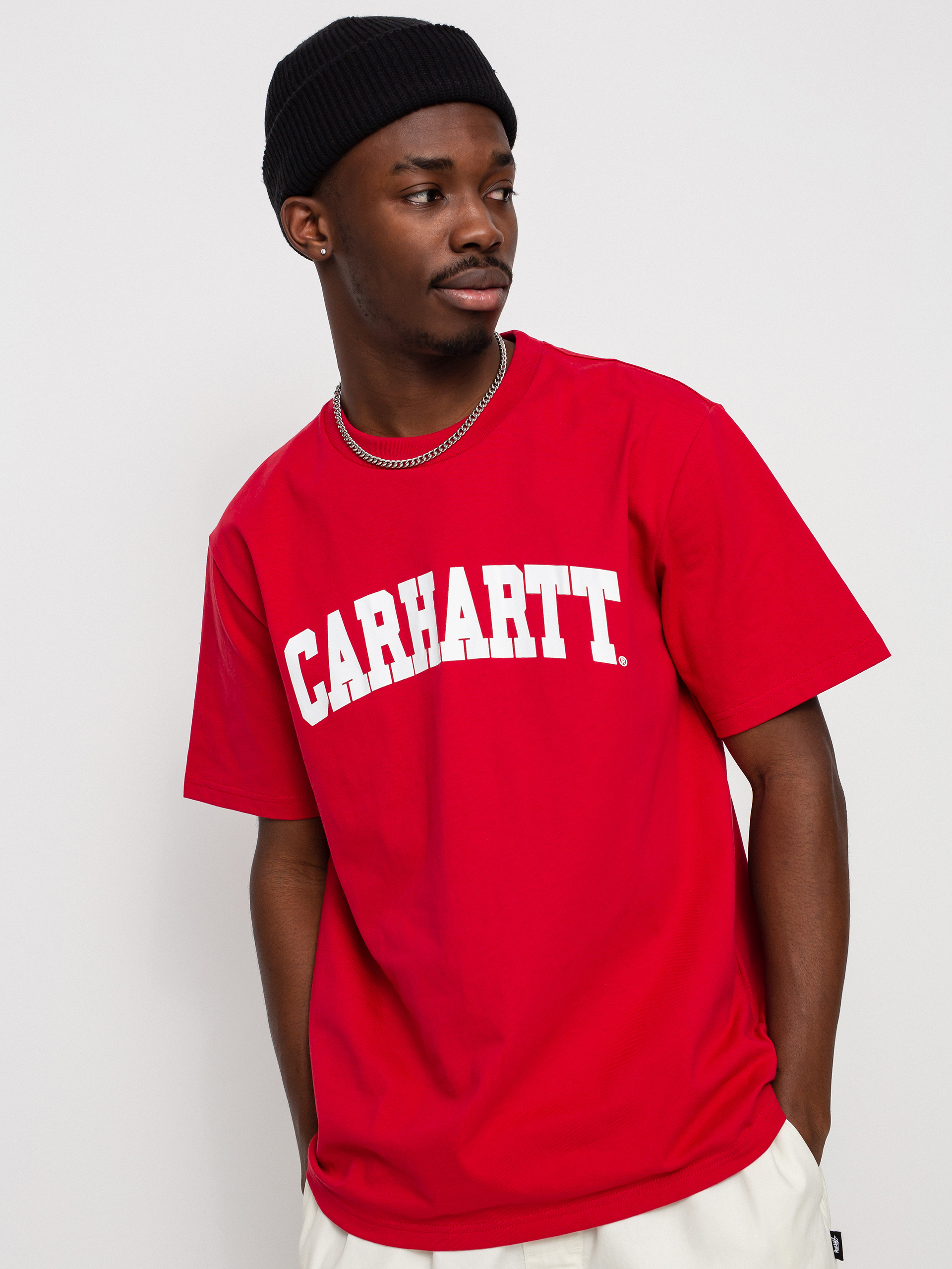 Carhartt WIP University T-shirt (cornel/white)