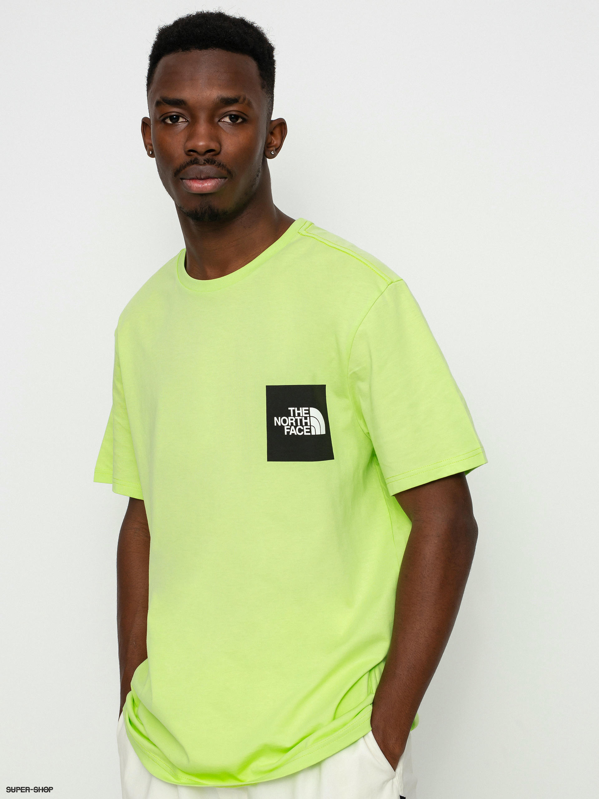 green north face t shirt