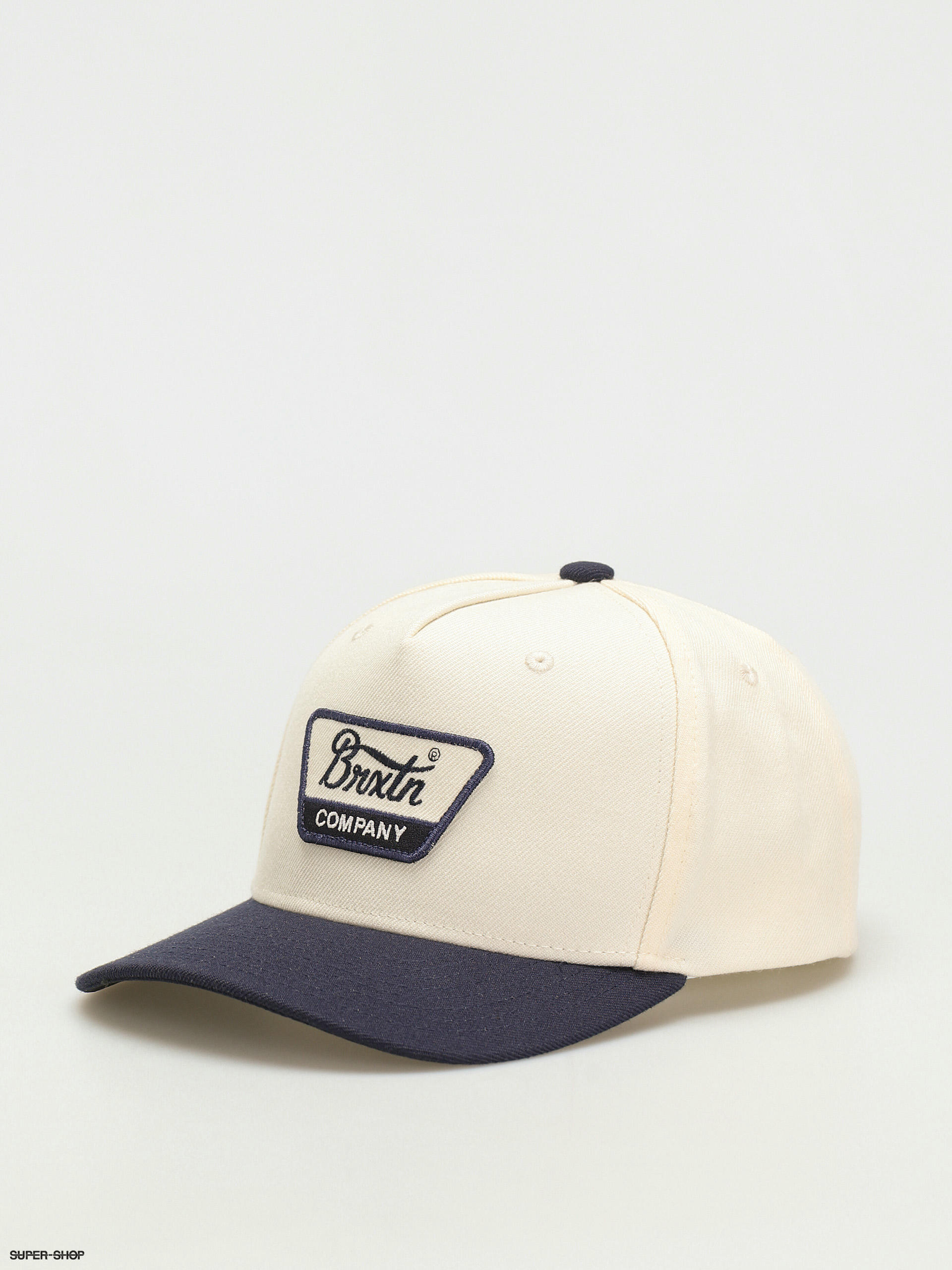 Brixton Linwood C Mp Snapback Cap (off white/navy)