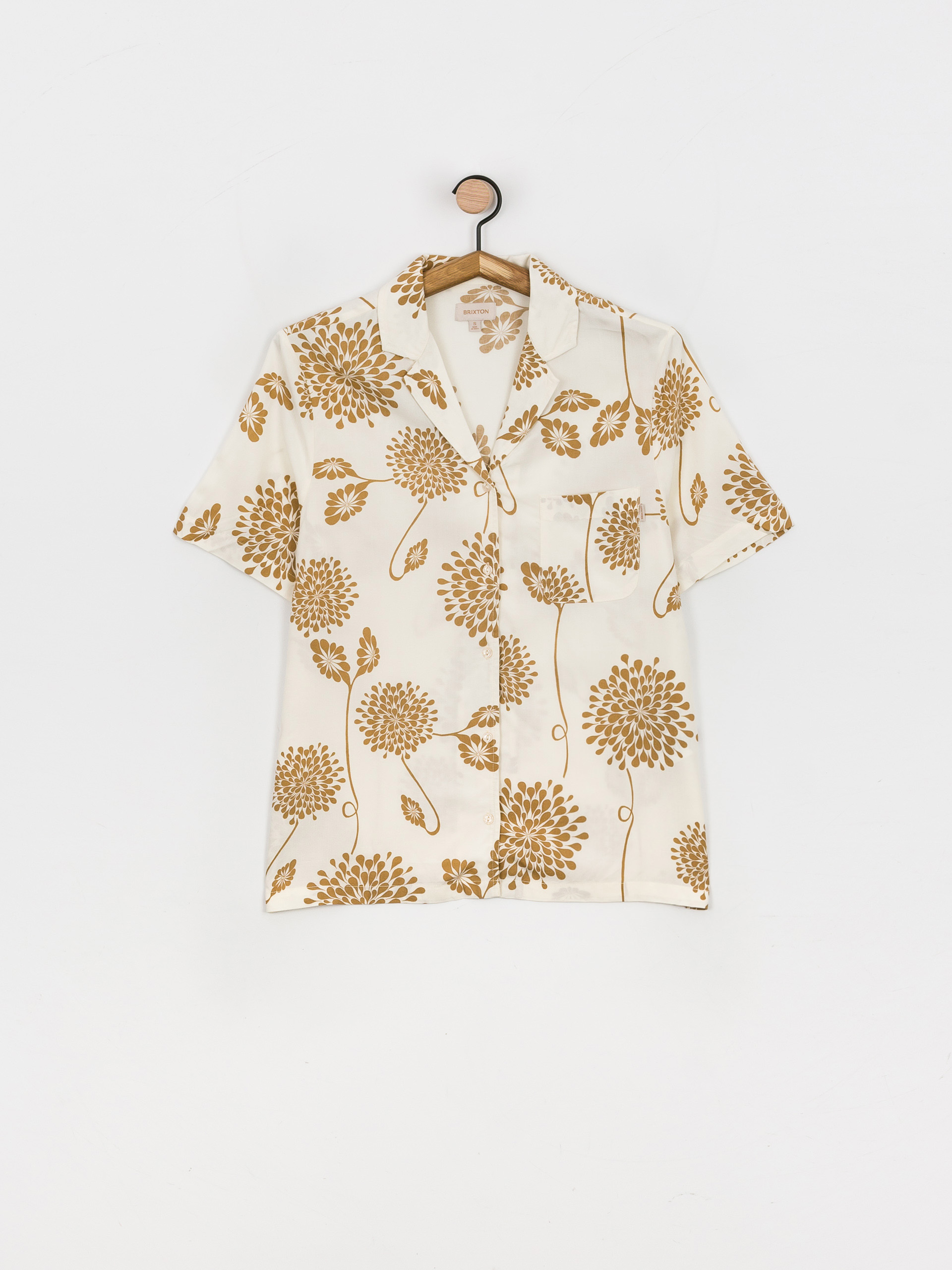 Brixton Bunker Garden Floral Bf Hemd Wmn (dove)