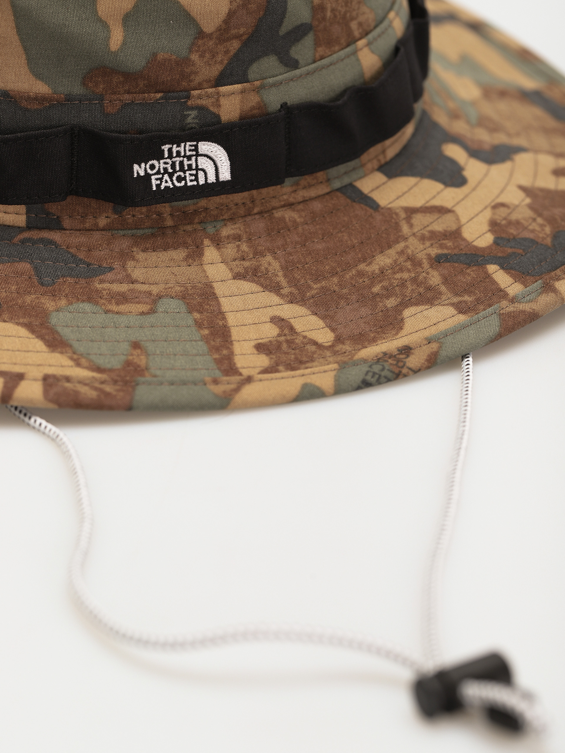 The North Face Class V Brimmer Hat (kelp tan tnf camo print)