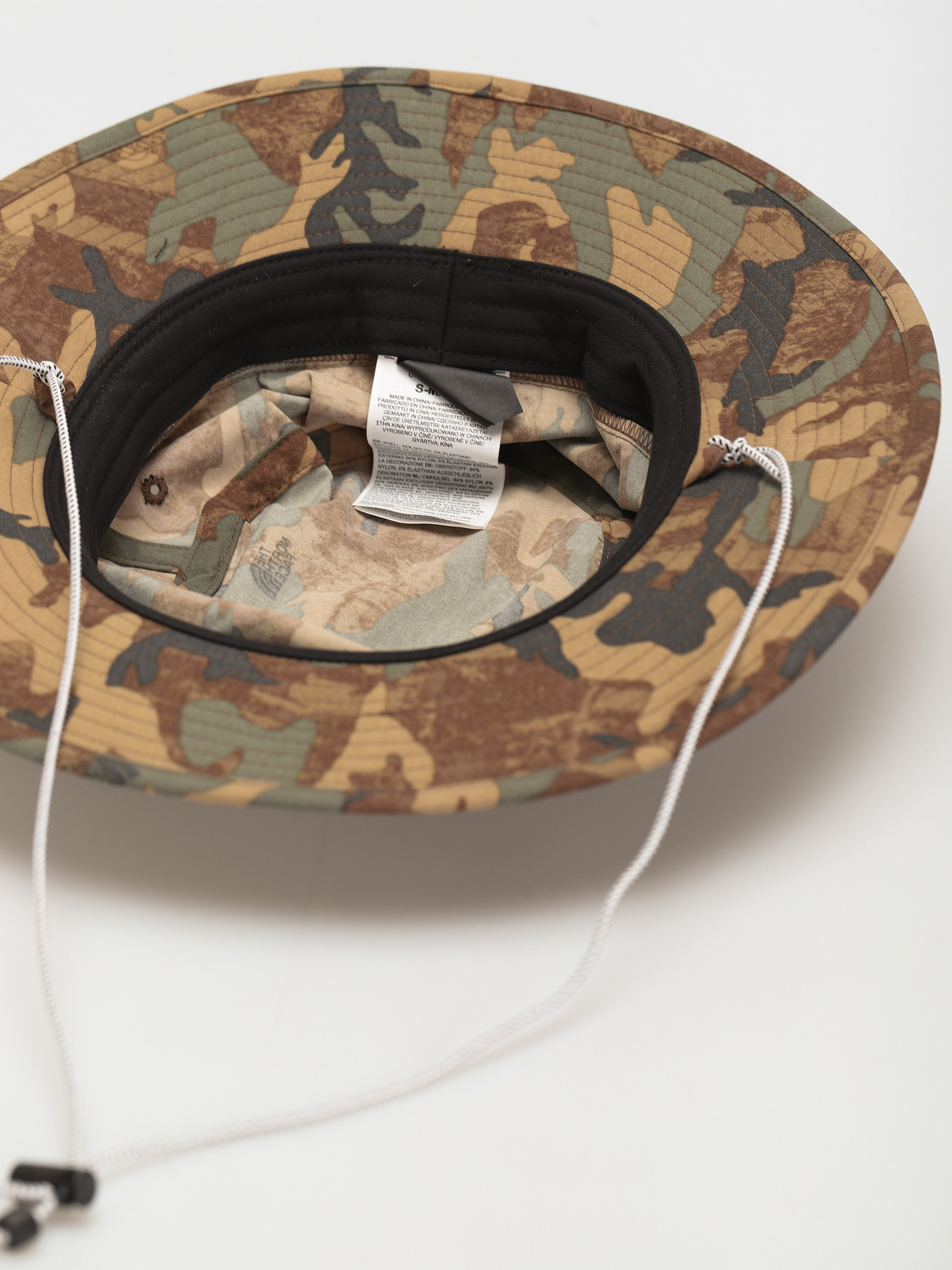 The North Face Class V Brimmer Hat (kelp tan tnf camo print)