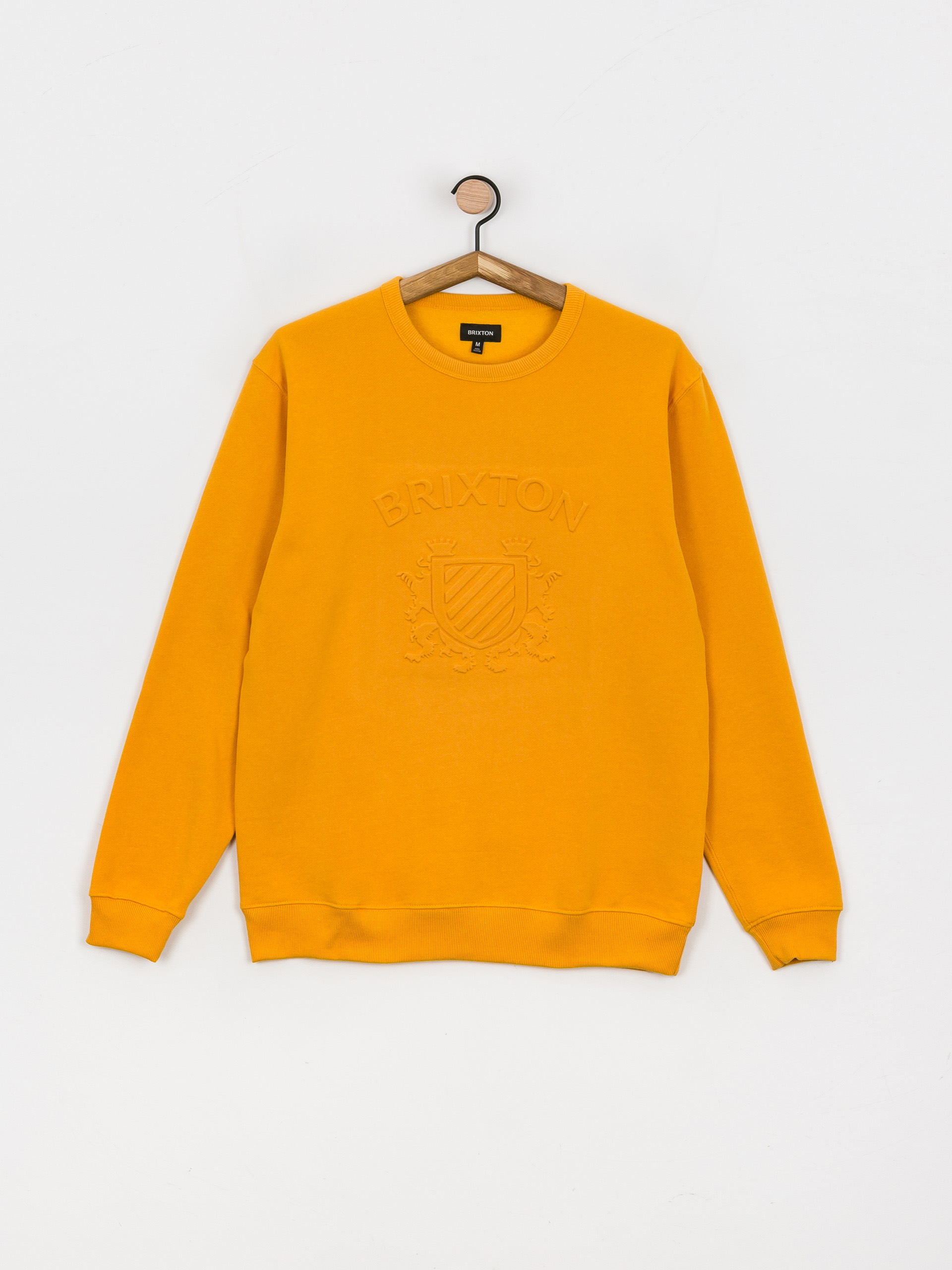 Brixton Lion Crest Crew Sweatshirt (golden glow)