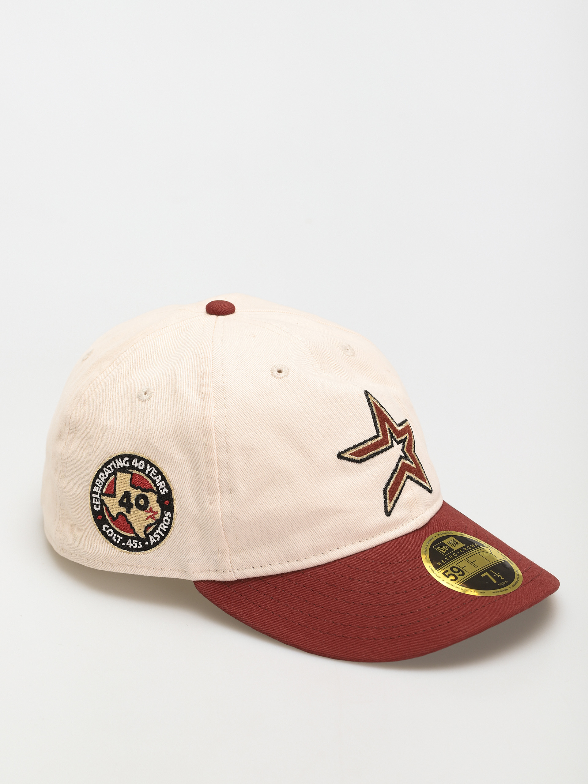 New Era Coops 59Fifty Rc Houston Astros Cap (maroon/beige)
