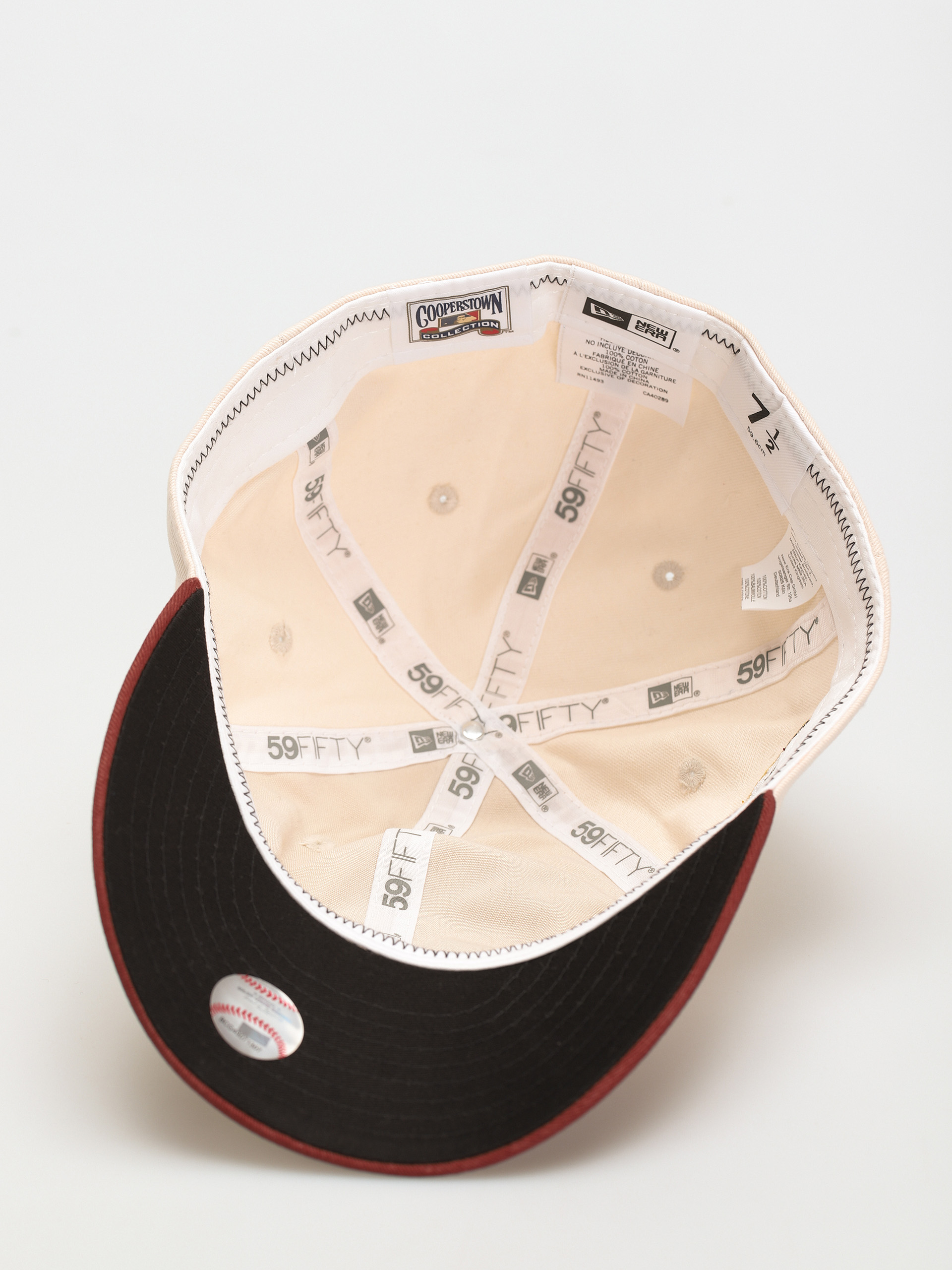 New Era Coops 59Fifty Rc Houston Astros Cap (maroon/beige)