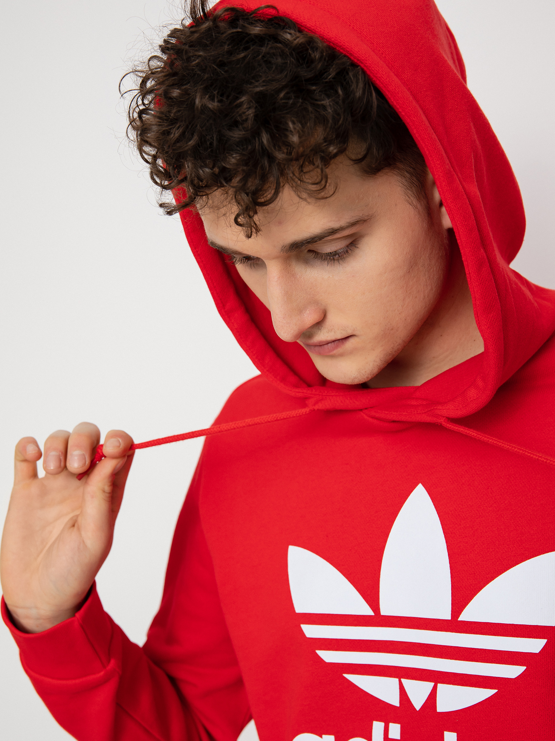 adidas Originals Trefoil HD Hoodie (vivred/white)