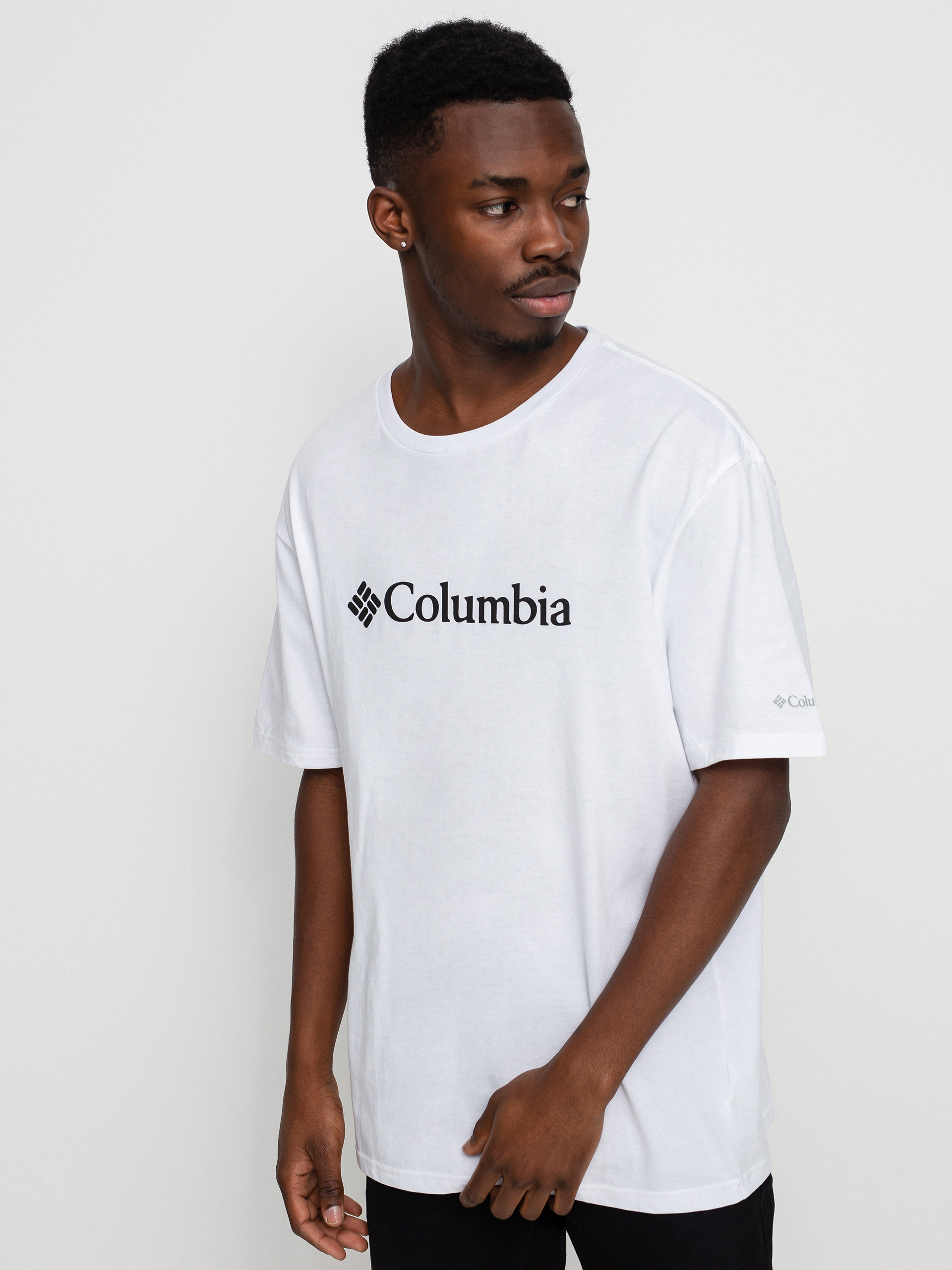 Columbia Ice Lake II SS Tee White, Peak Direction T-shirts randonnée