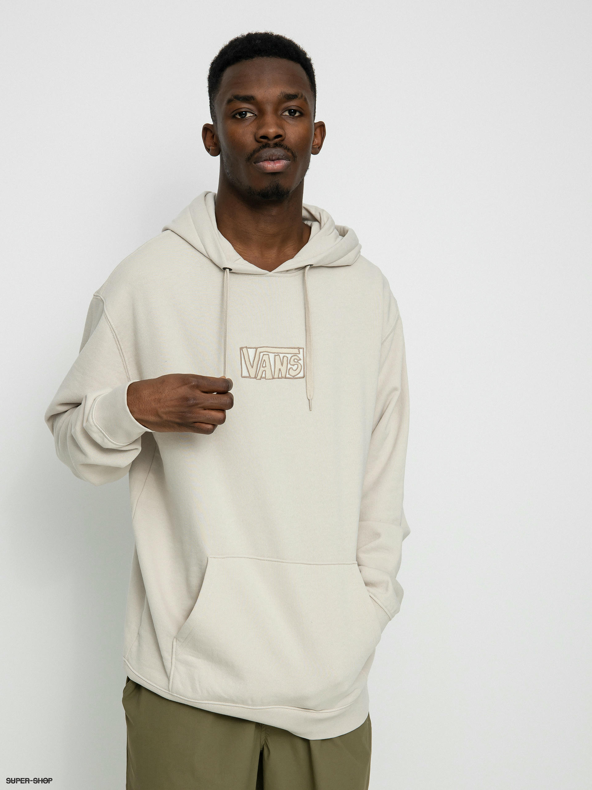 vans hoodie beige