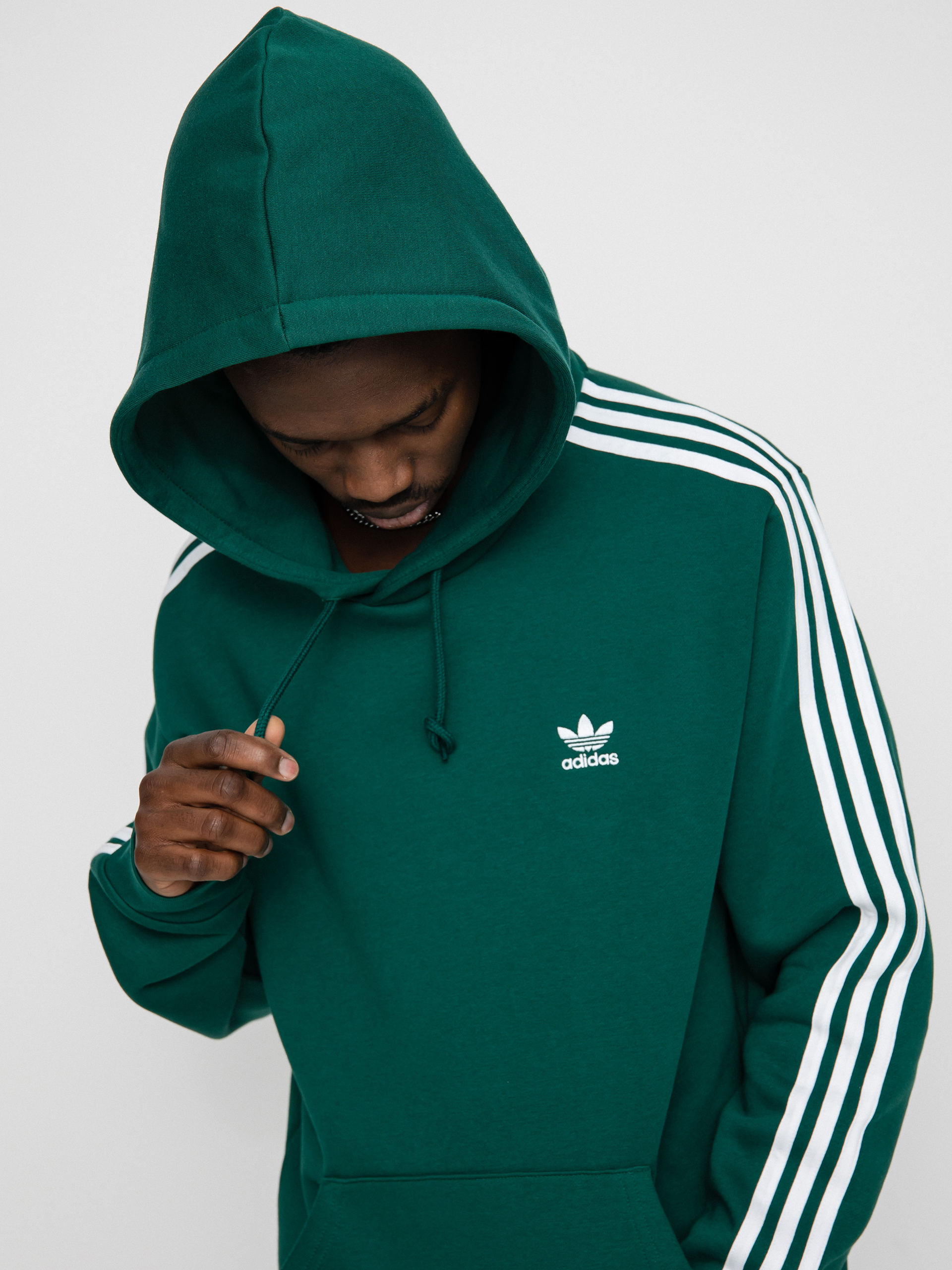 adidas Originals 3 Stripes HD Hoodie (collegiate green)