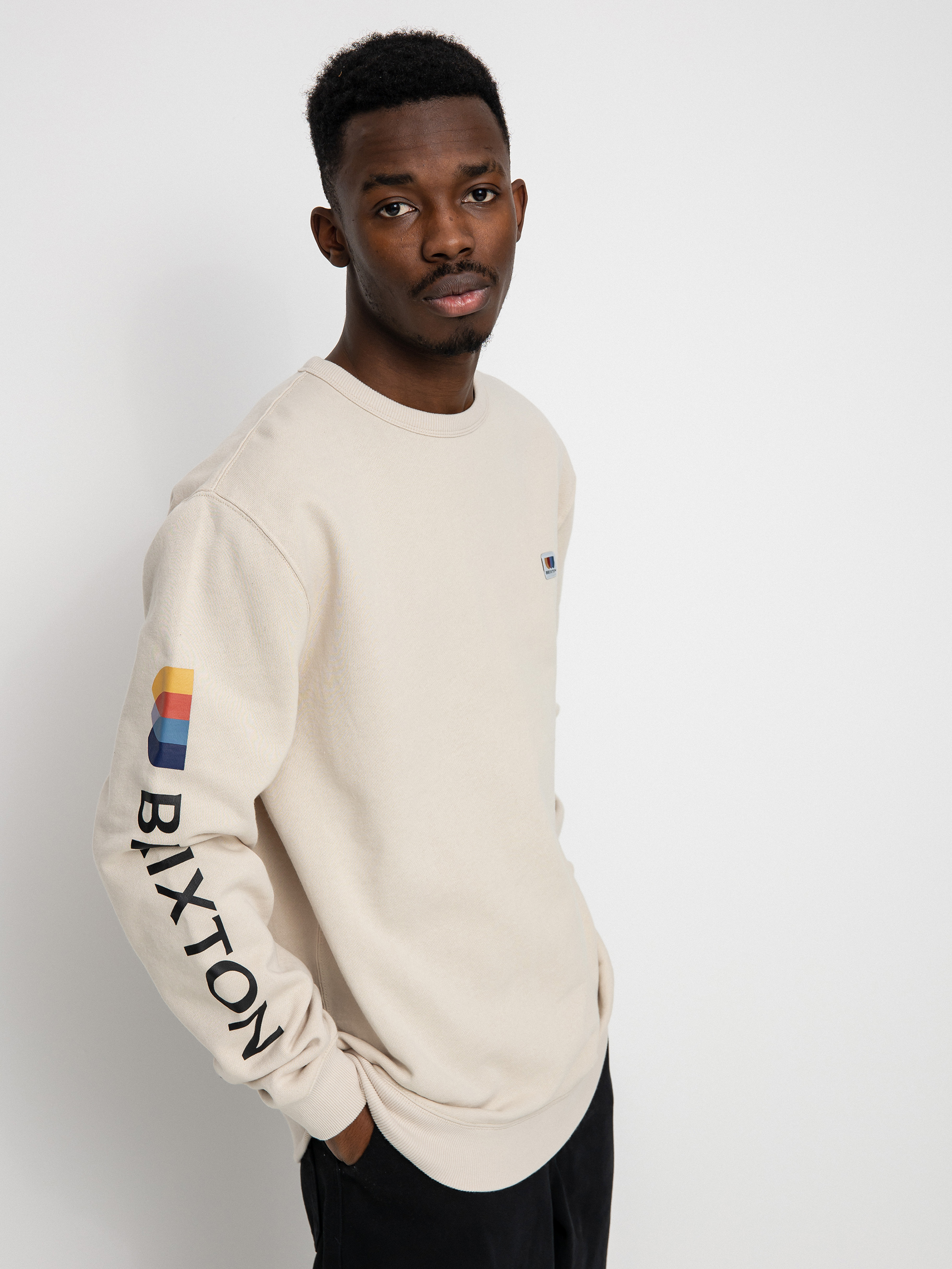 Brixton Alton Crew Sweatshirt (beige)