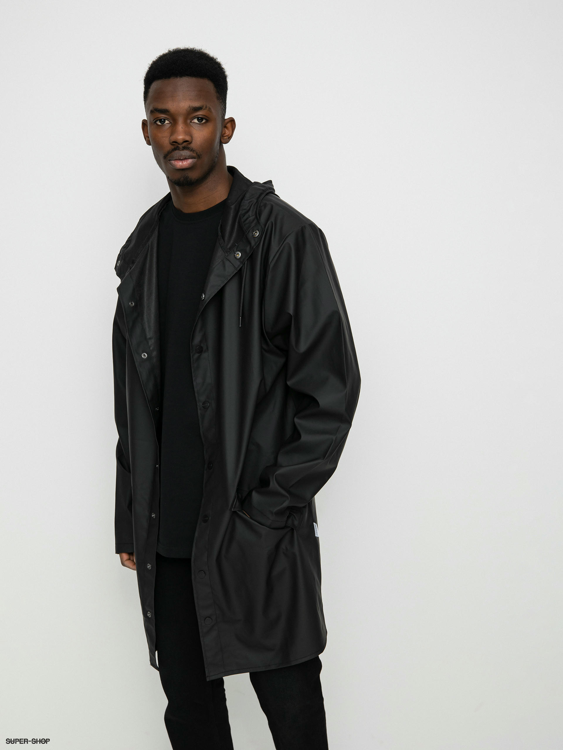 Rains hot sale black jacket