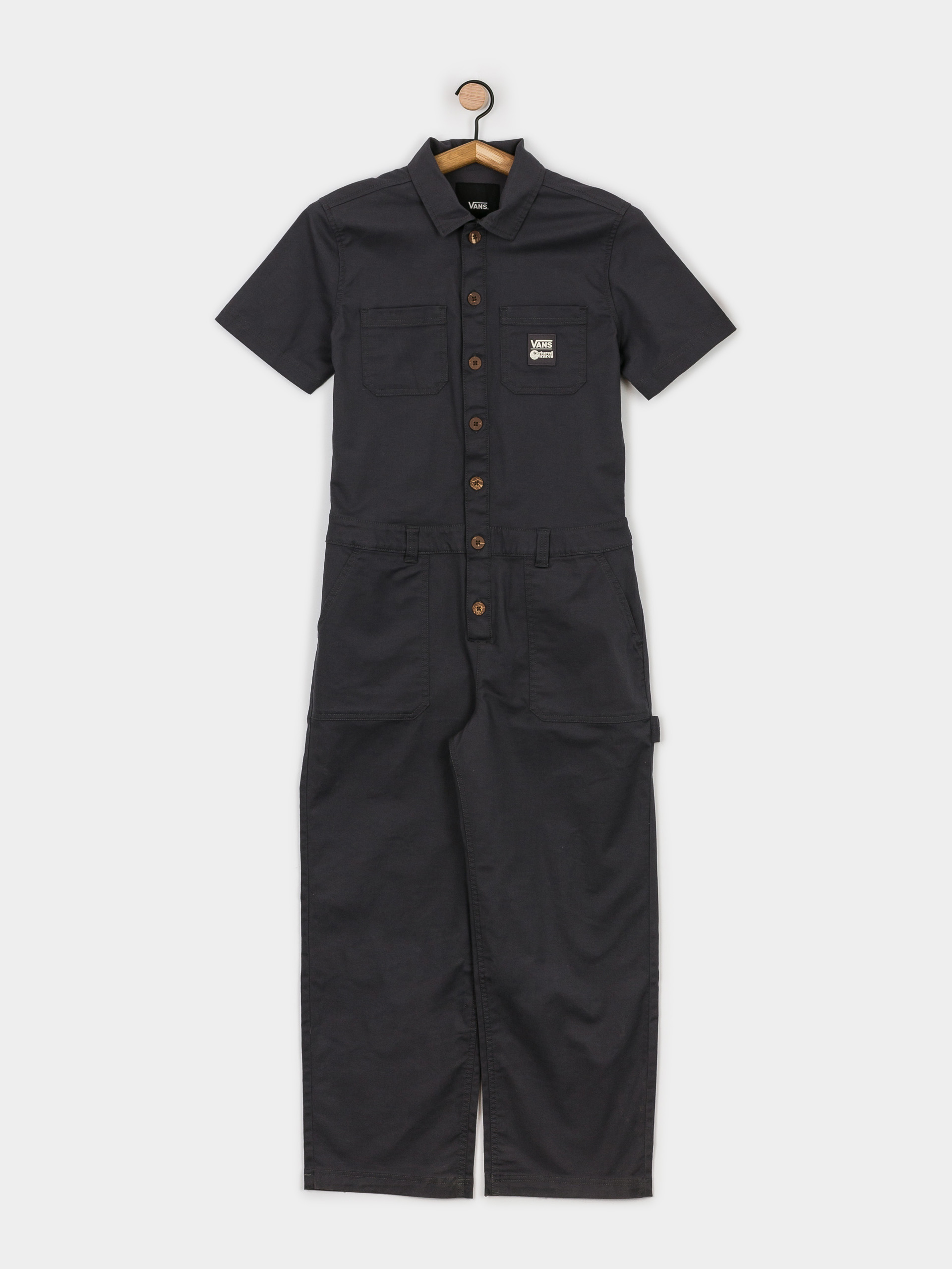 Womens Vans Textured Waves Overall (jumper asphalt)