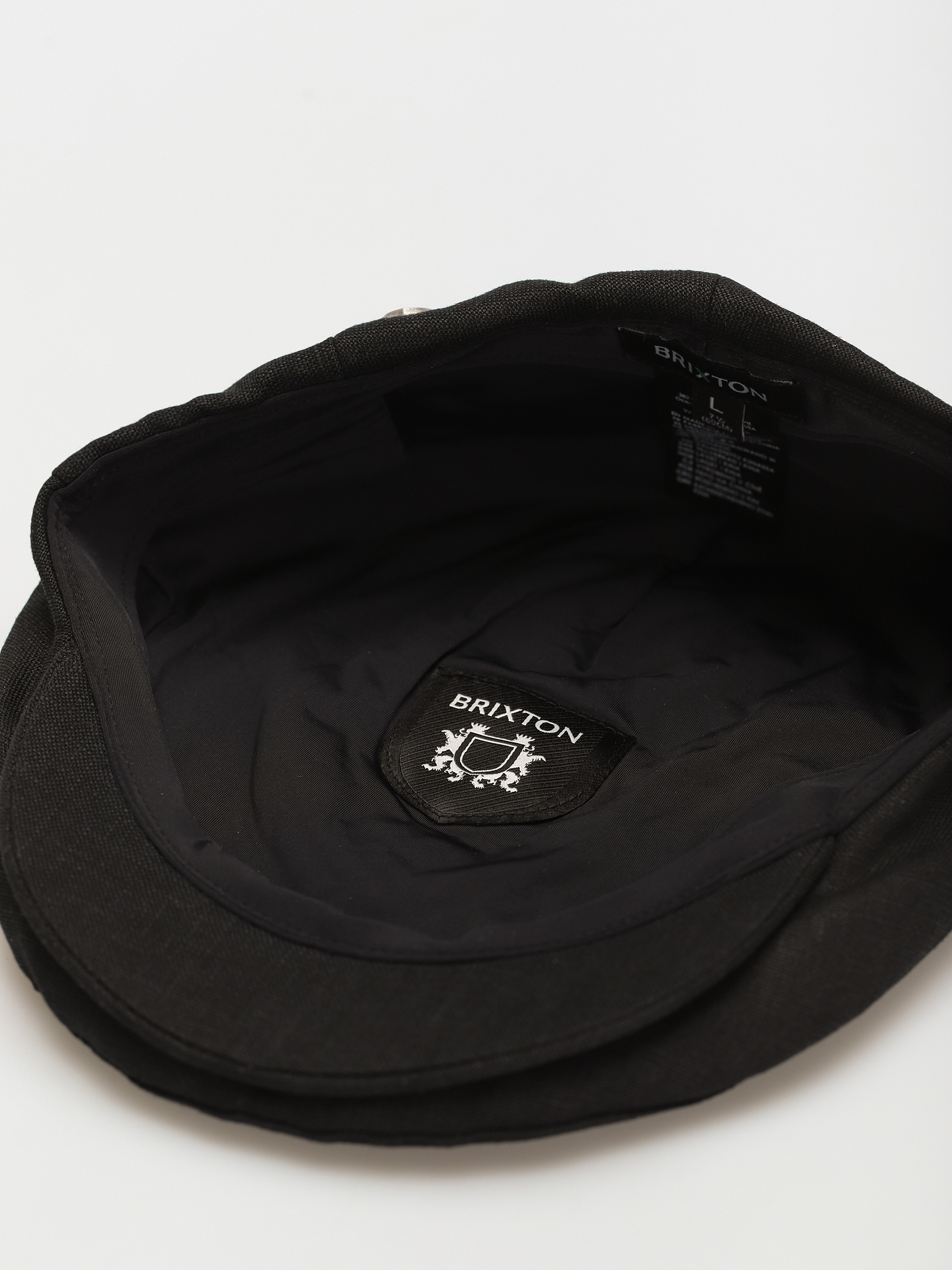 Brixton Hooligan X Snap Cap Flat cap (black hemp)