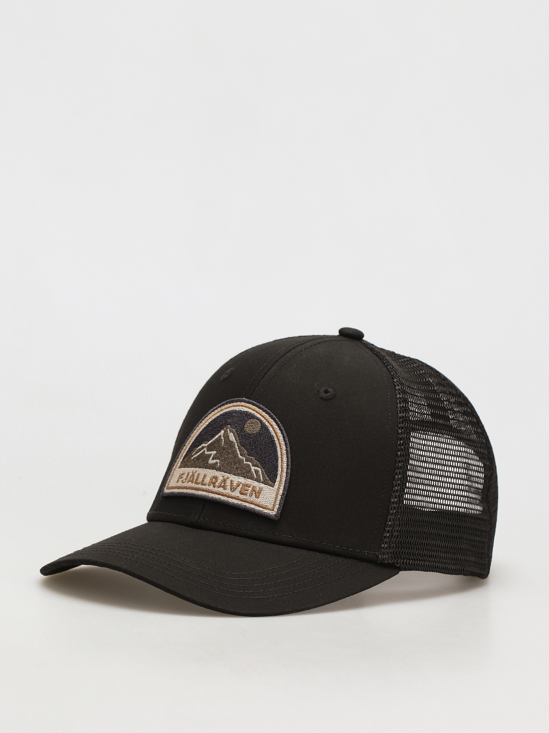 Stussy Crown Stock Trucker Cap color White Black Adjustable