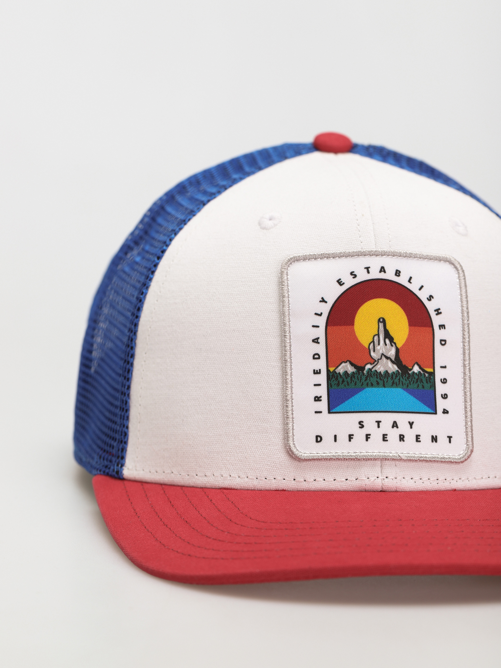 Iriedaily Stonefinger Cap (navy red)