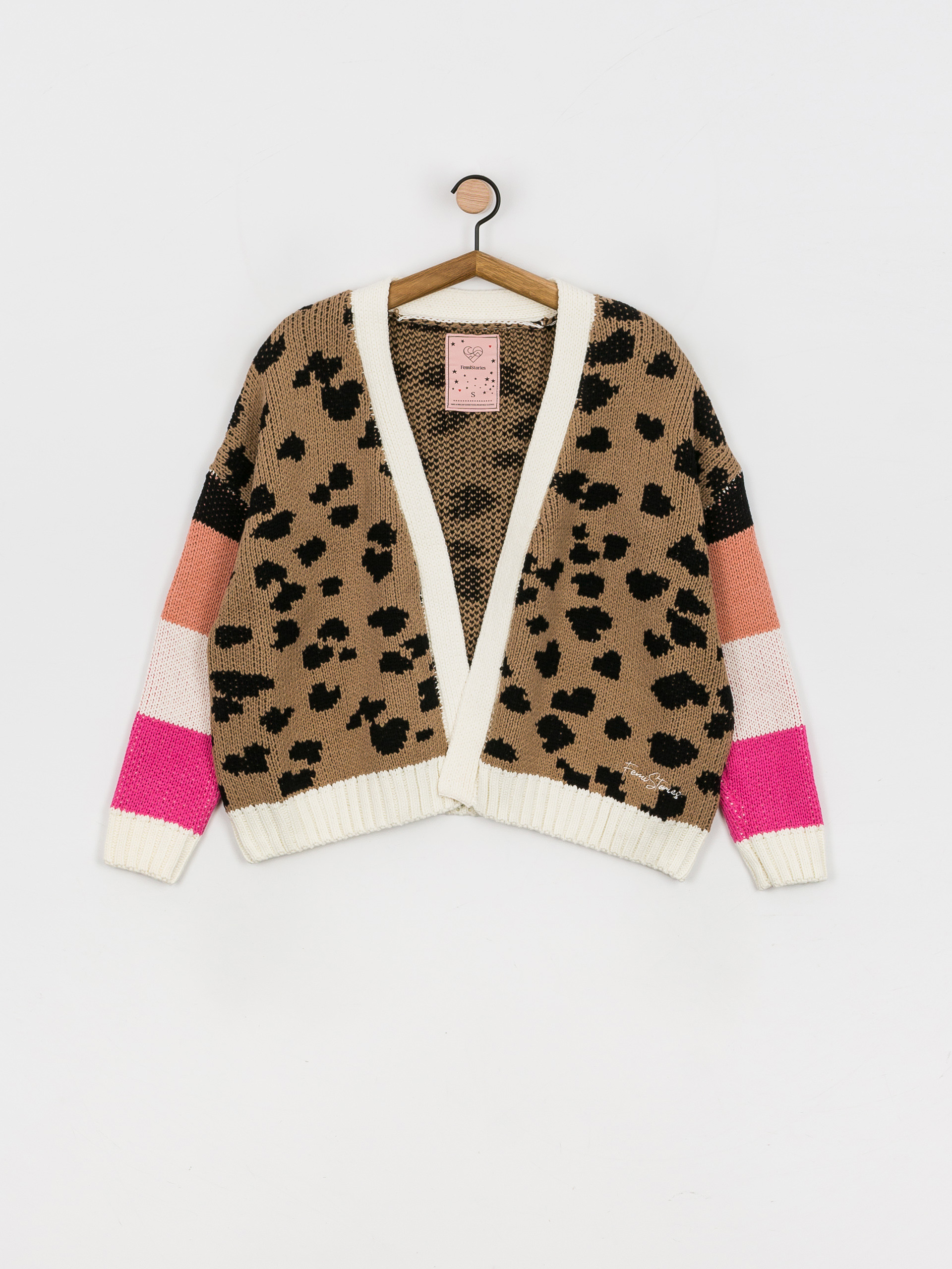 Femi Stories Sky Sweater Wmn (brwn leo)