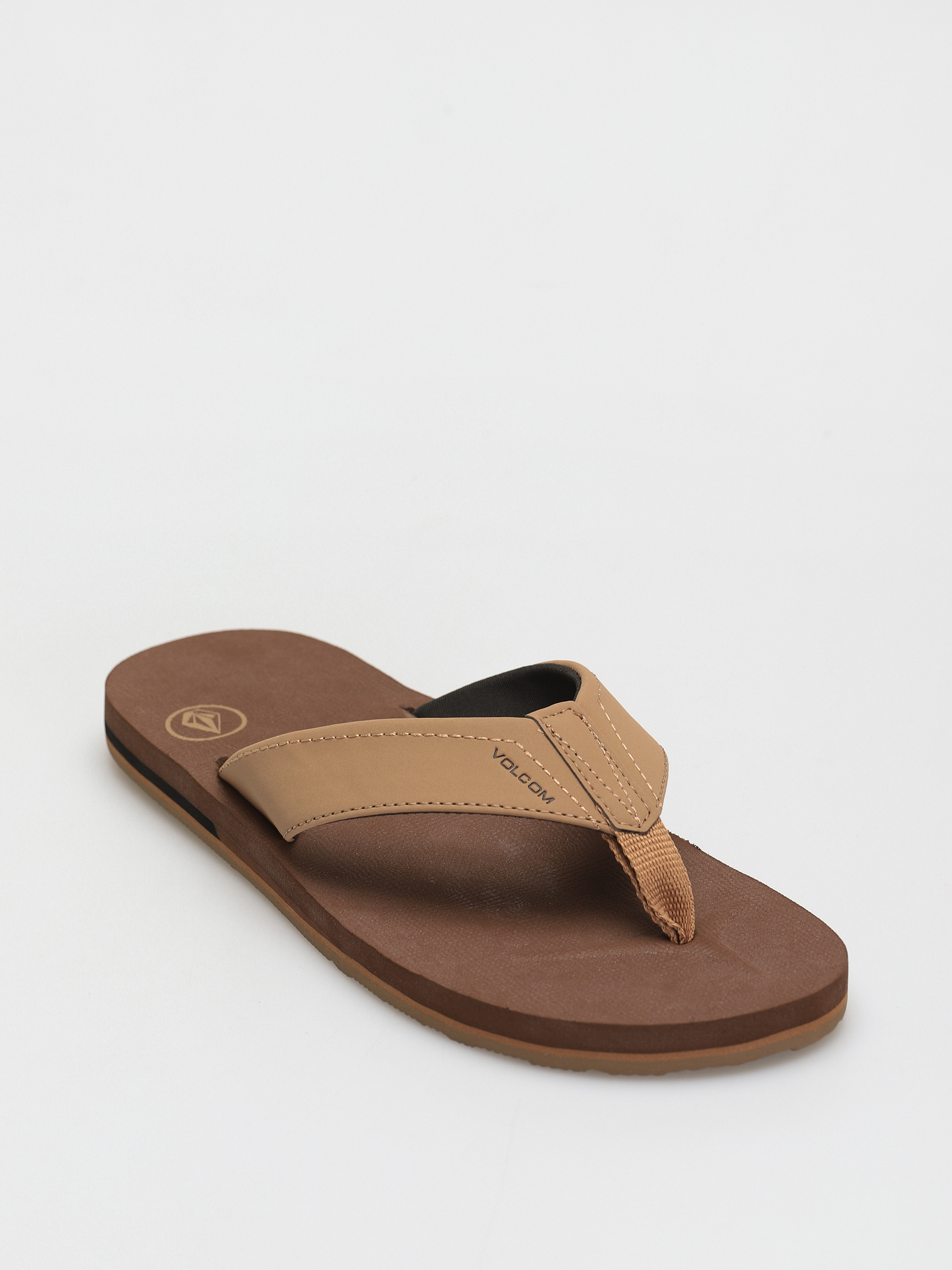 Volcom Victor Flip Flops (brown khaki)