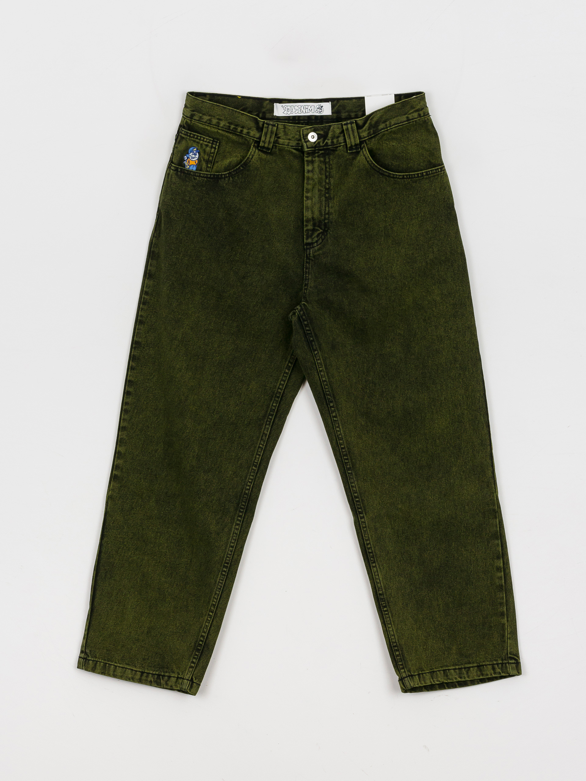 Polar Skate 93! Denim Pants - green (greenblack)