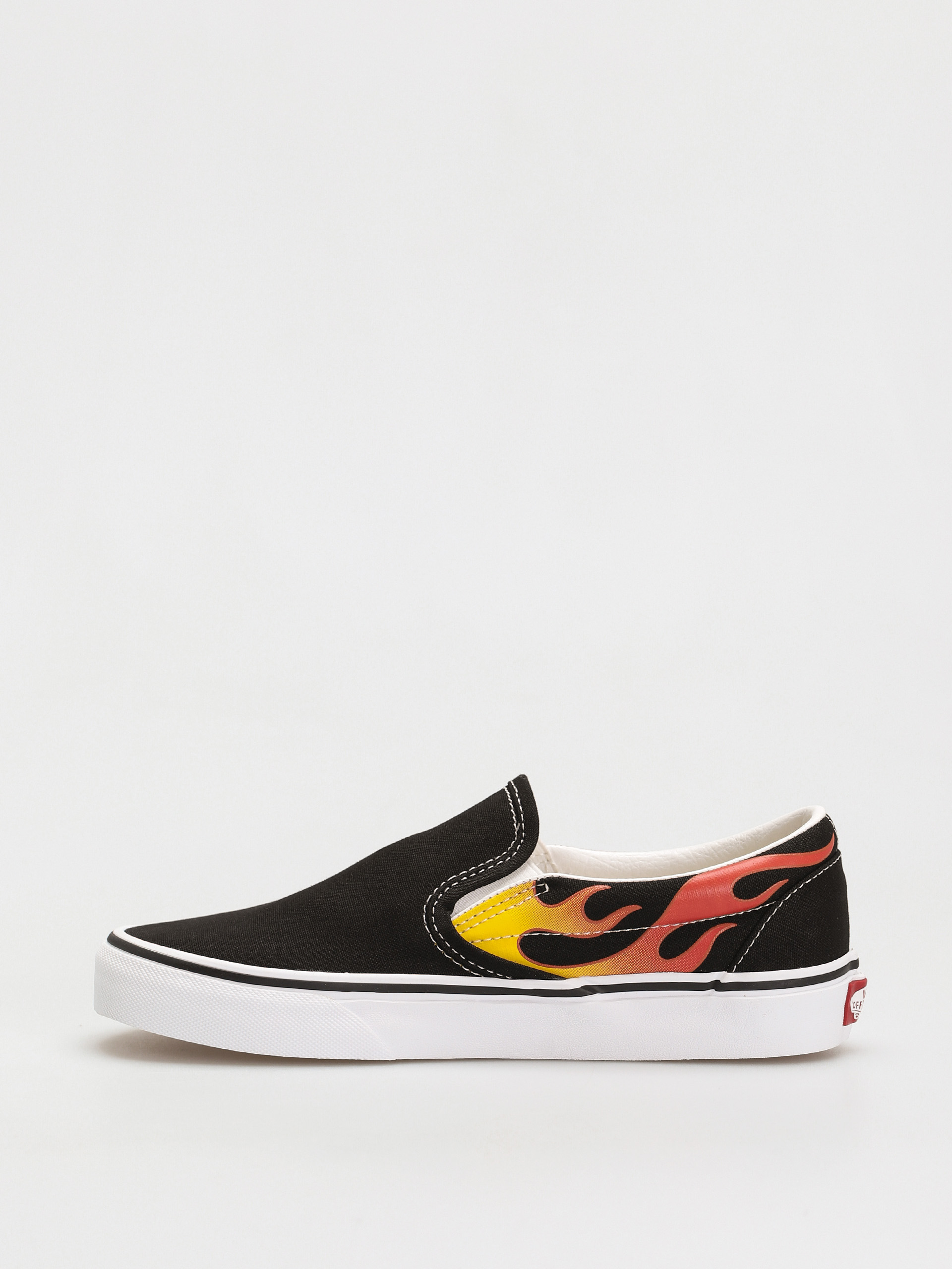 Vans Classic Slip On Schuhe (flame/black/black/true white)