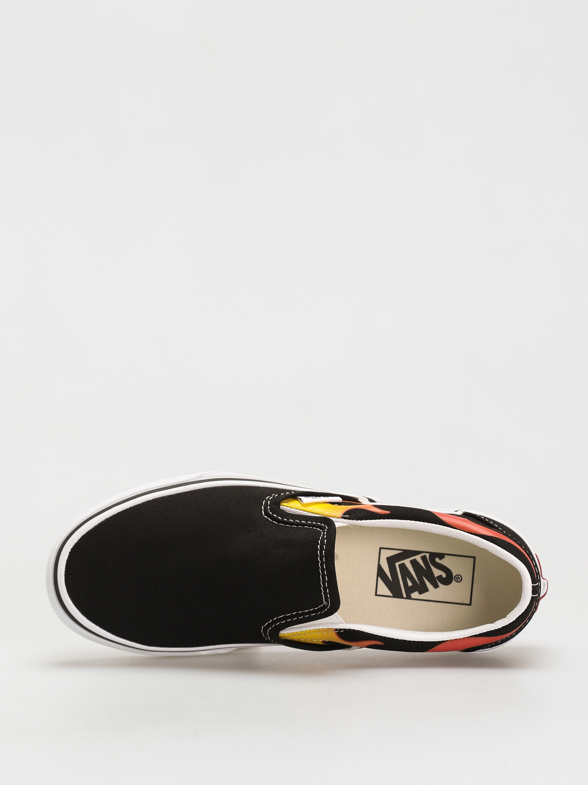 Vans Classic Slip On Schuhe (flame/black/black/true white)