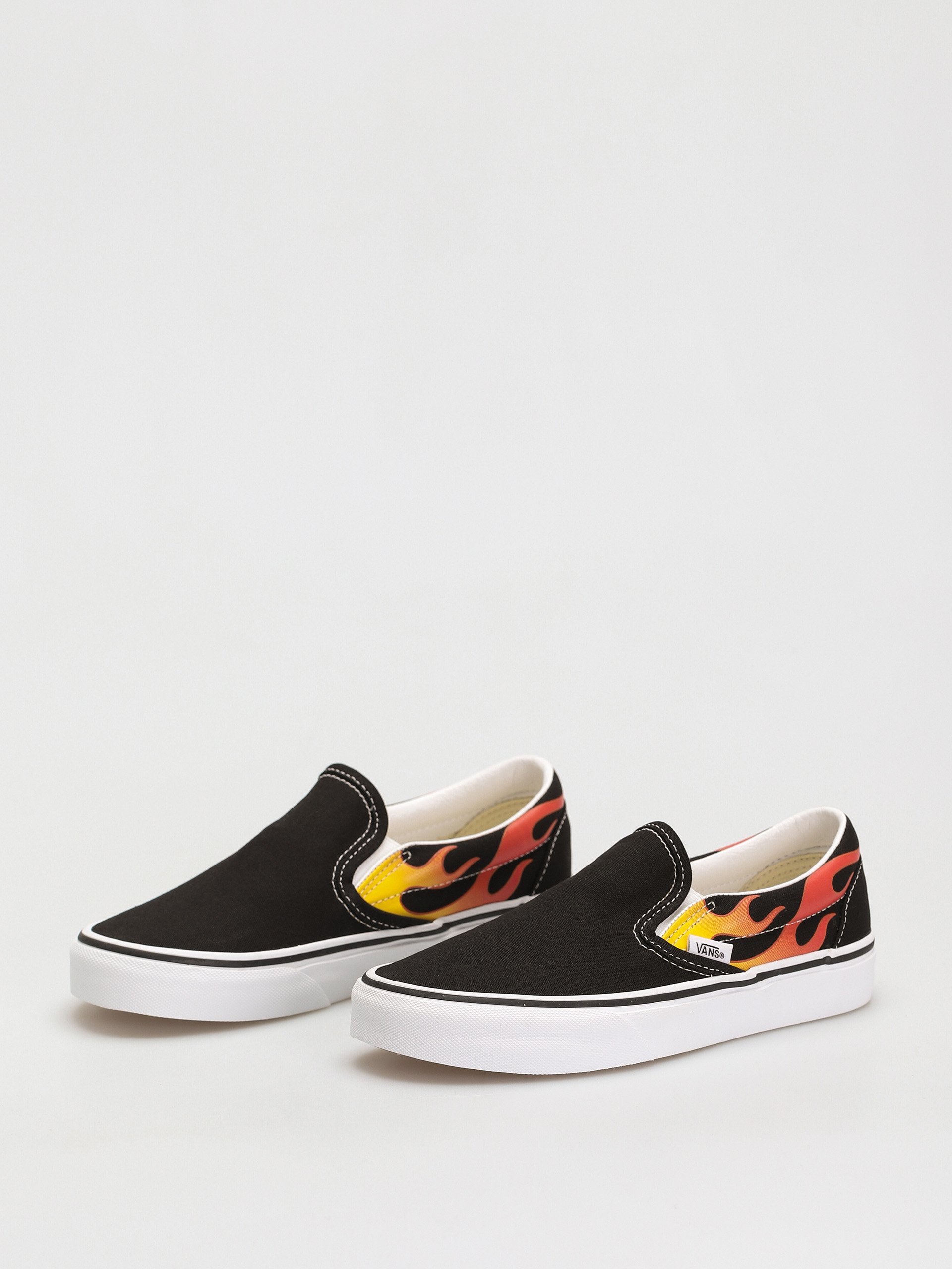 Vans Classic Slip On Schuhe (flame/black/black/true white)