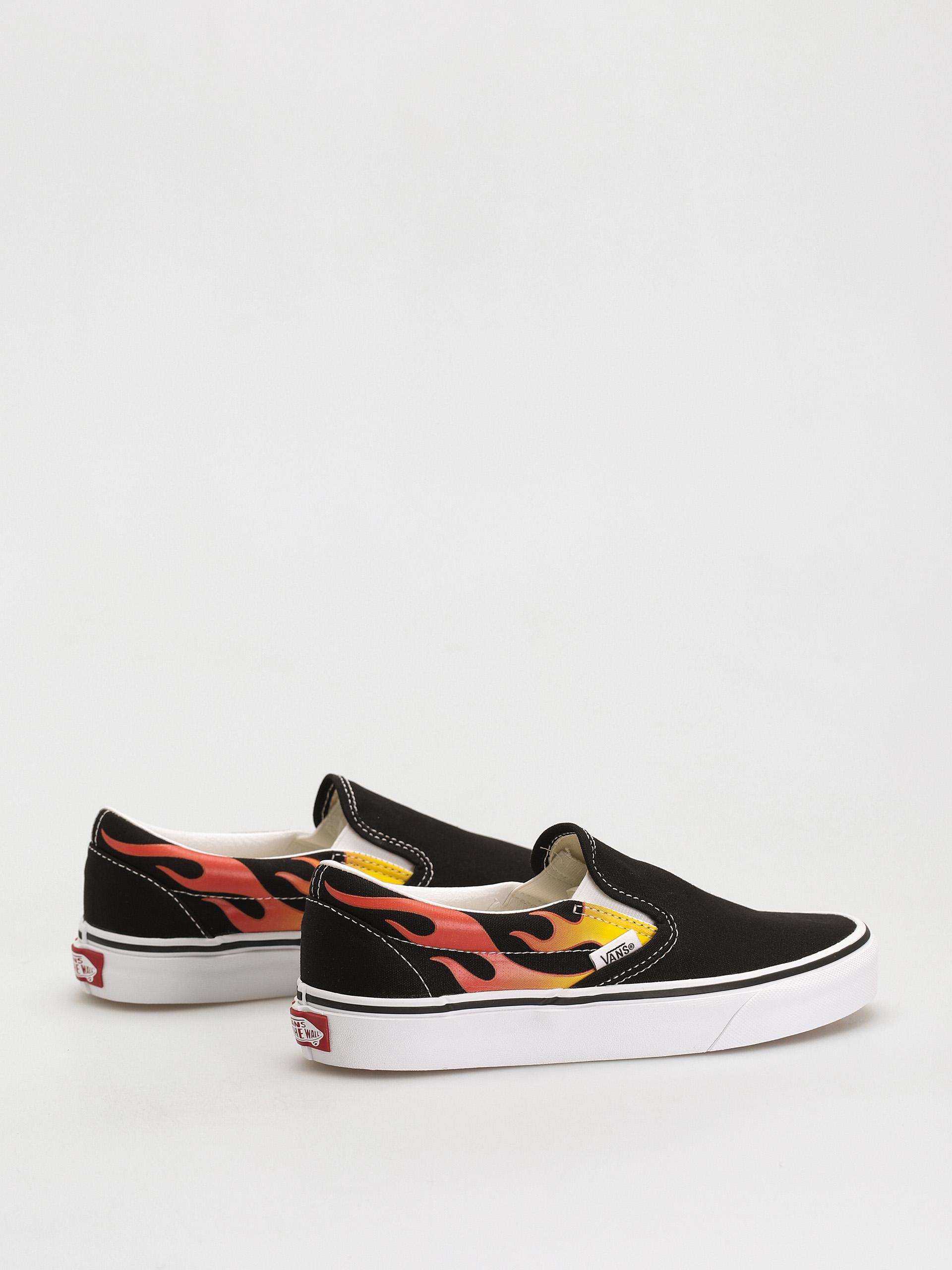 Vans Classic Slip On Schuhe (flame/black/black/true white)
