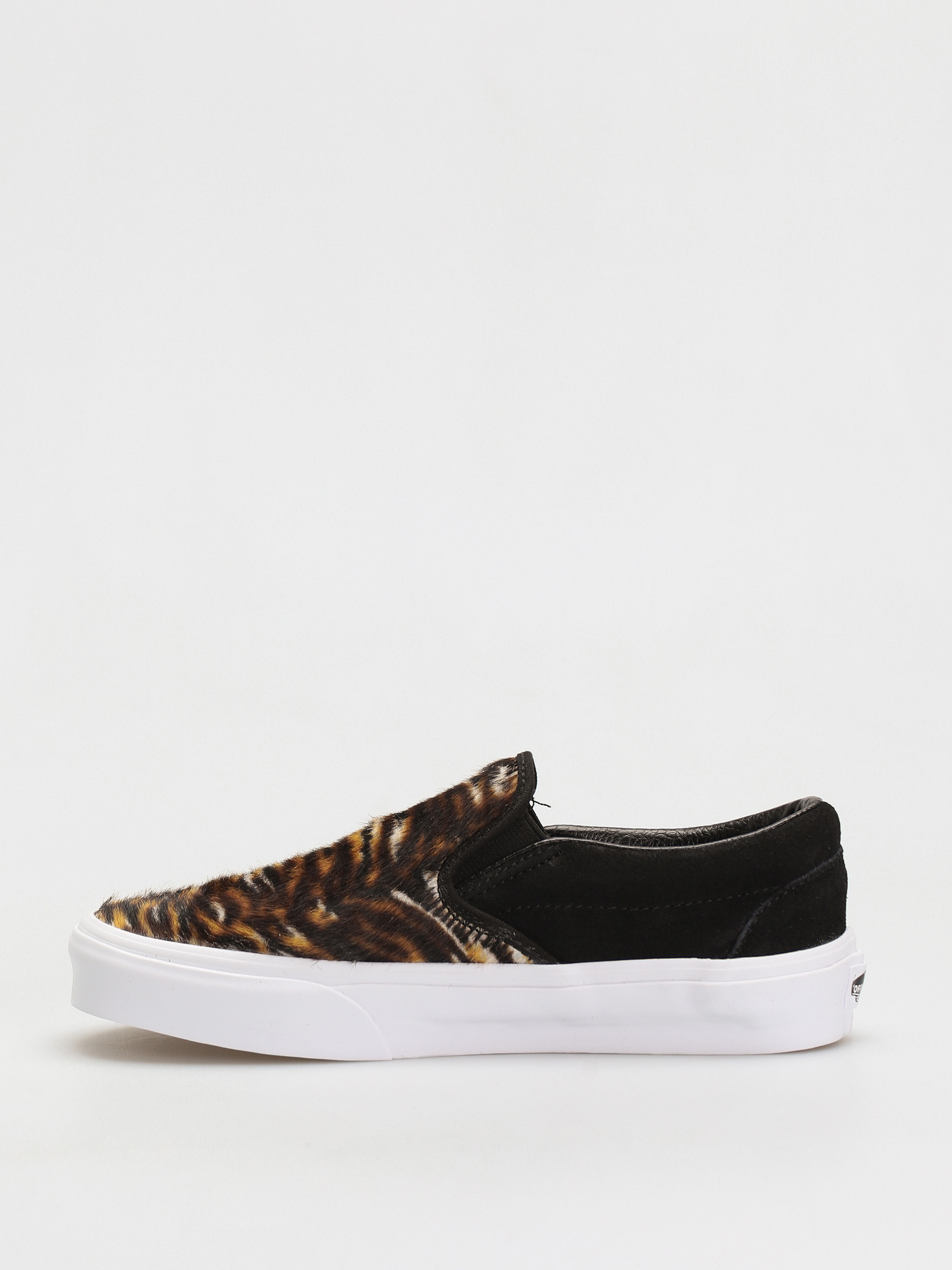 Vans Classic Slip On Shoes (soft suede/black/tiger)