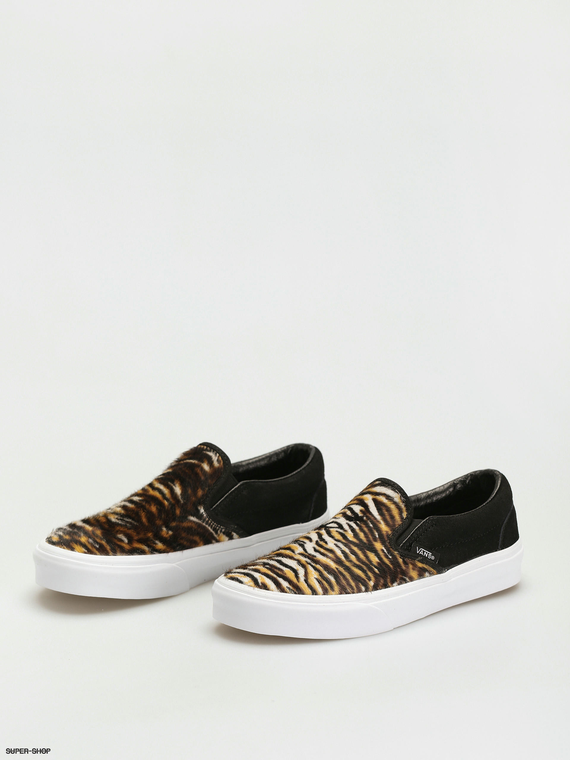 vans woven tiger slip on