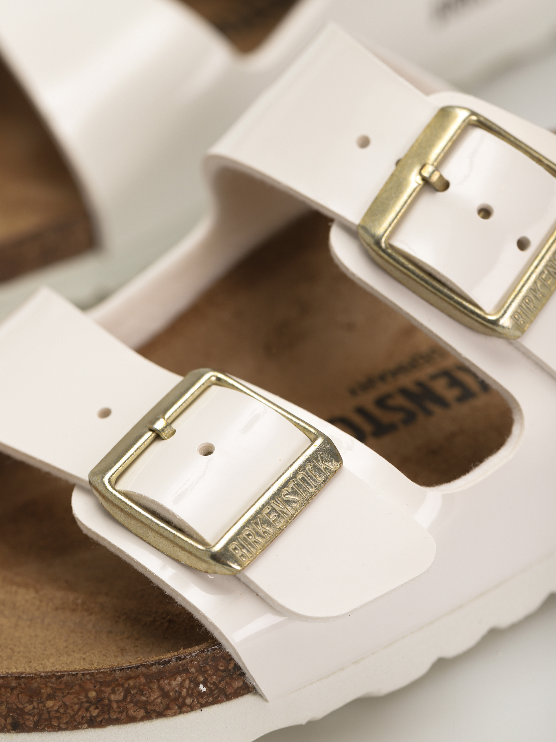 Birkenstock Arizona Narrow Sandalen Wmn (patent white)