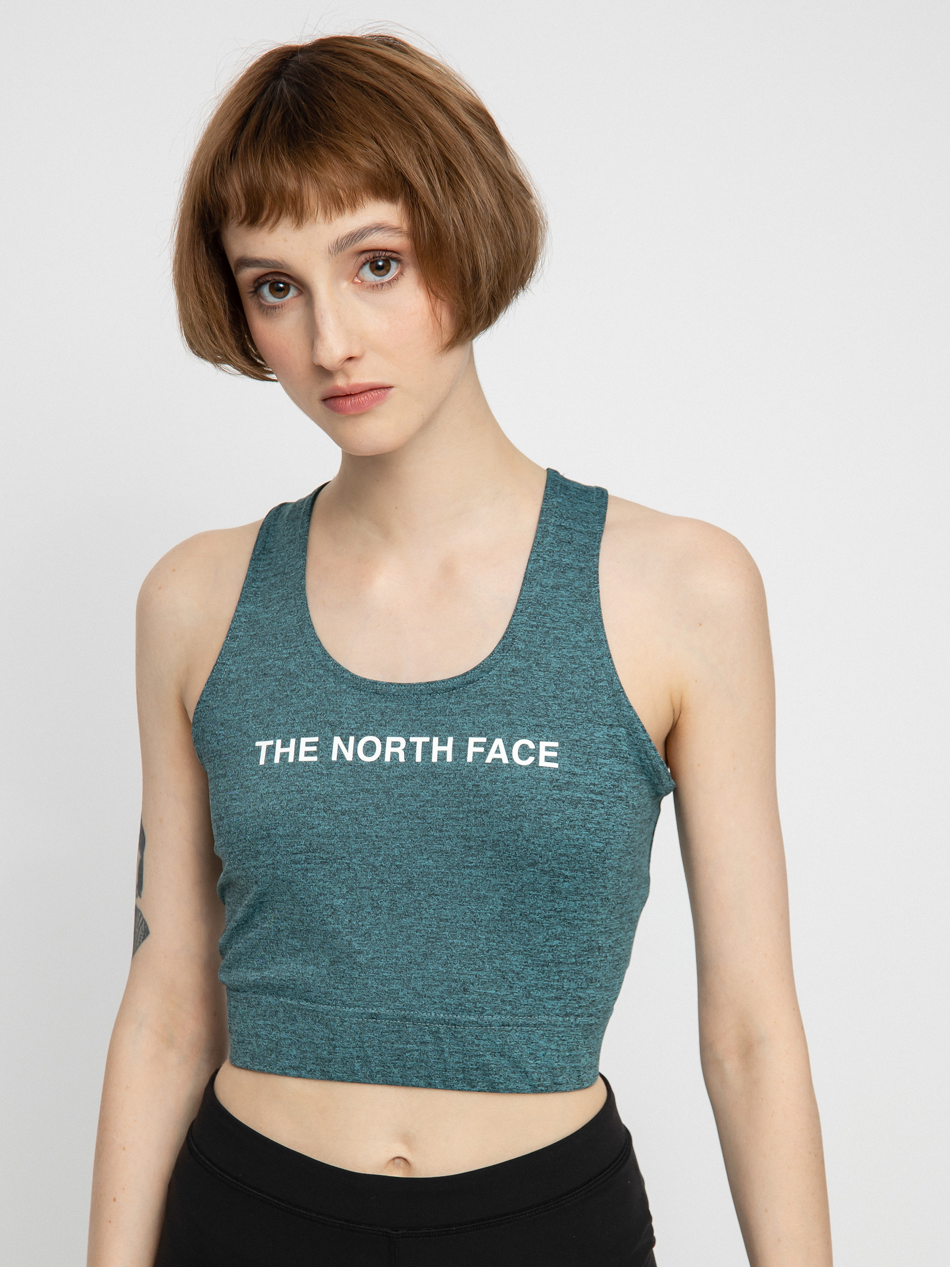 The North Face Ma Tanklette Tank top Wmn (goblnblublkheather/tnfblk)