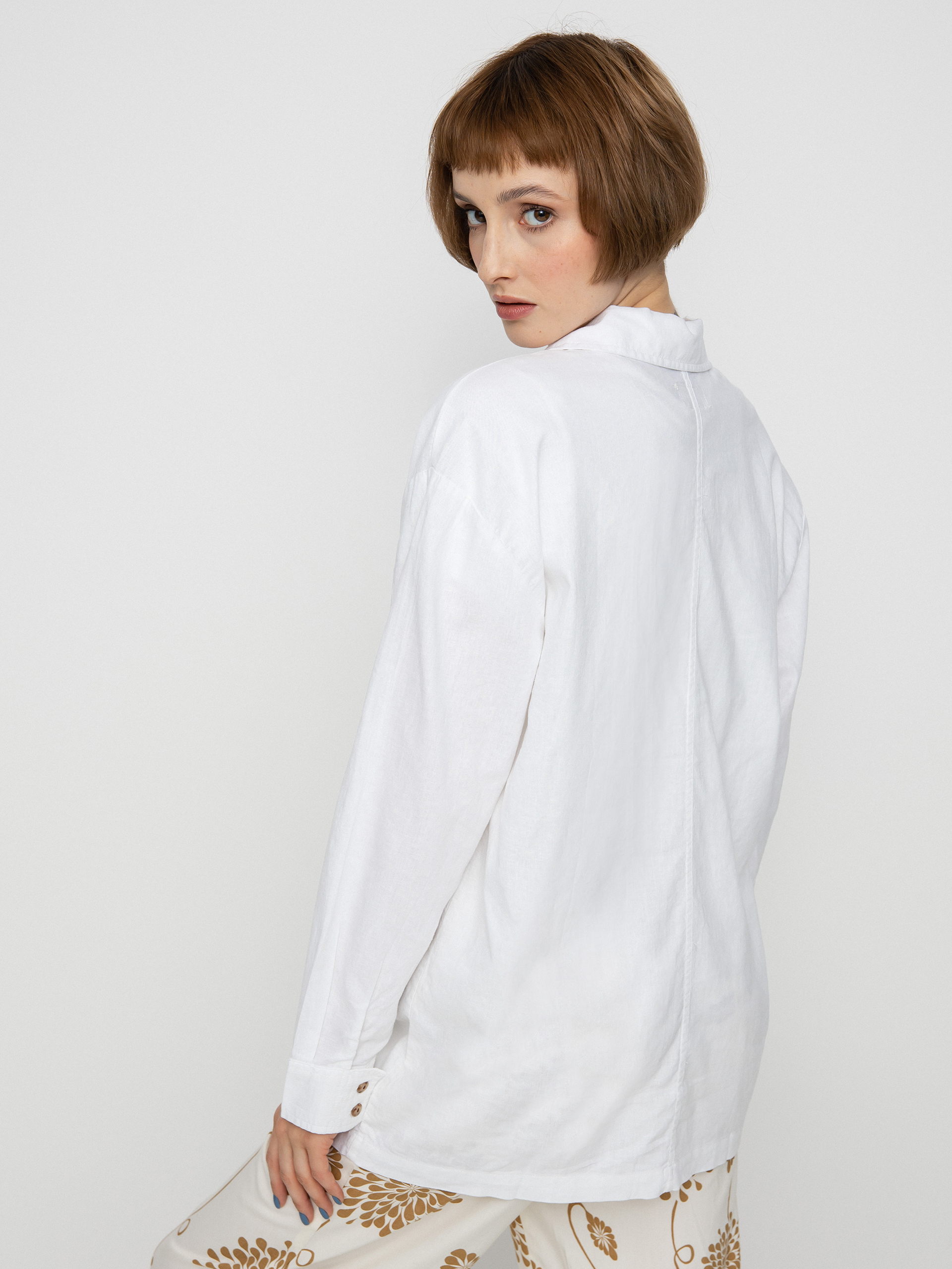 Brixton Bowery Overshirt Shirt Wmn (white)