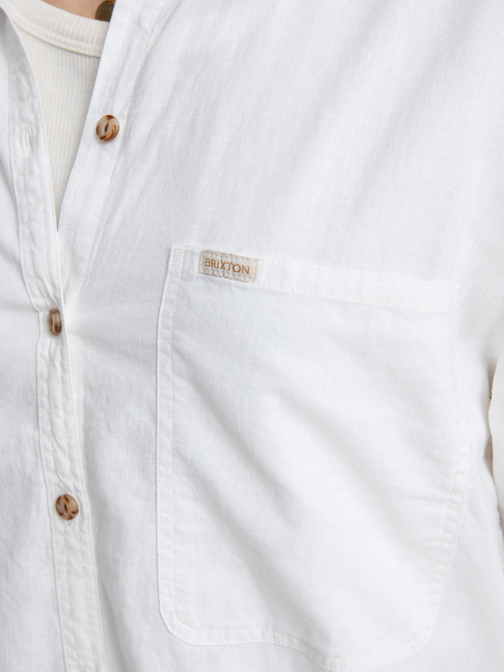 Brixton Bowery Overshirt Shirt Wmn (white)