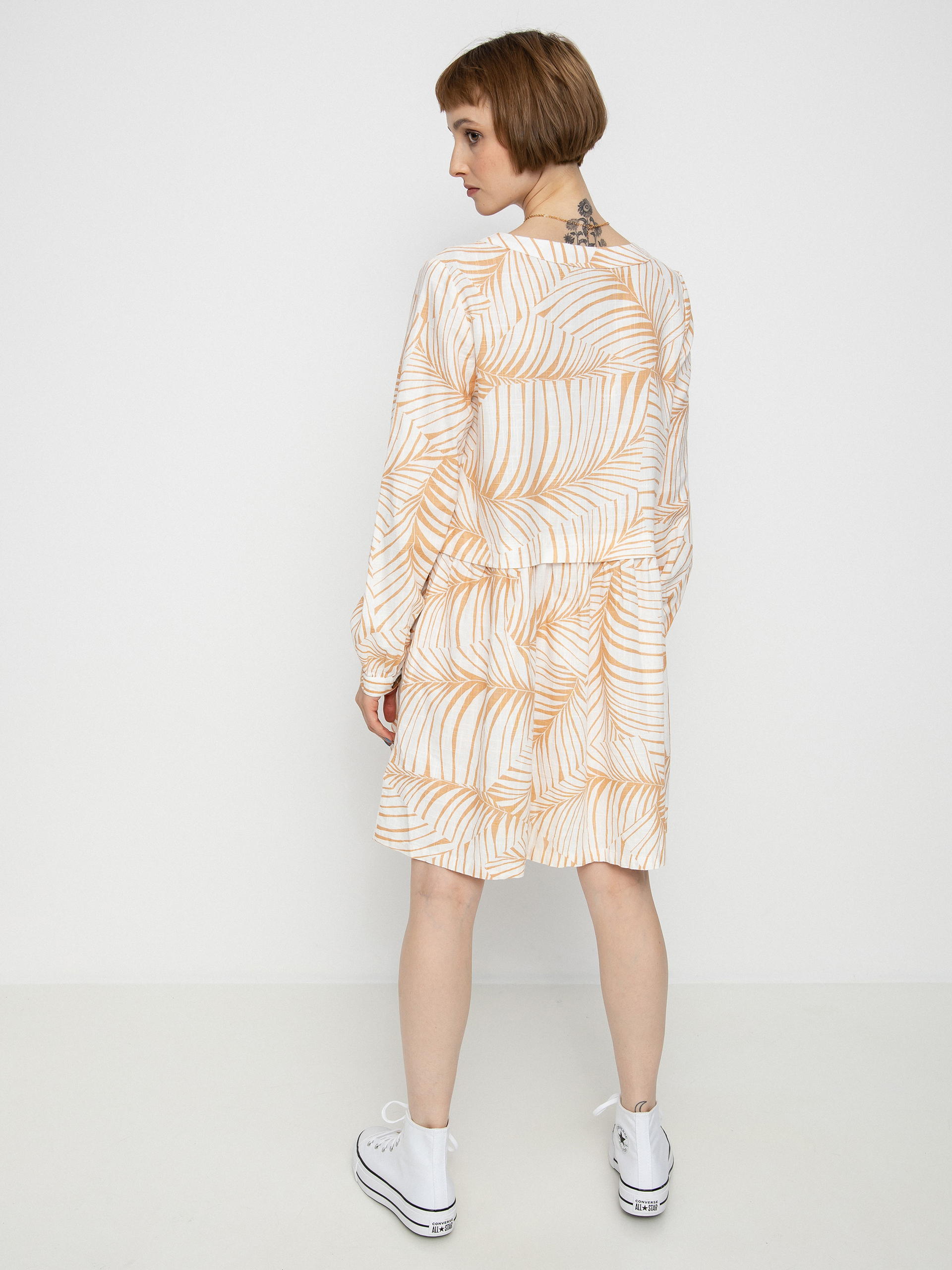 Roxy Wishing Girl Dress Wmn (toast palm tree dreams)