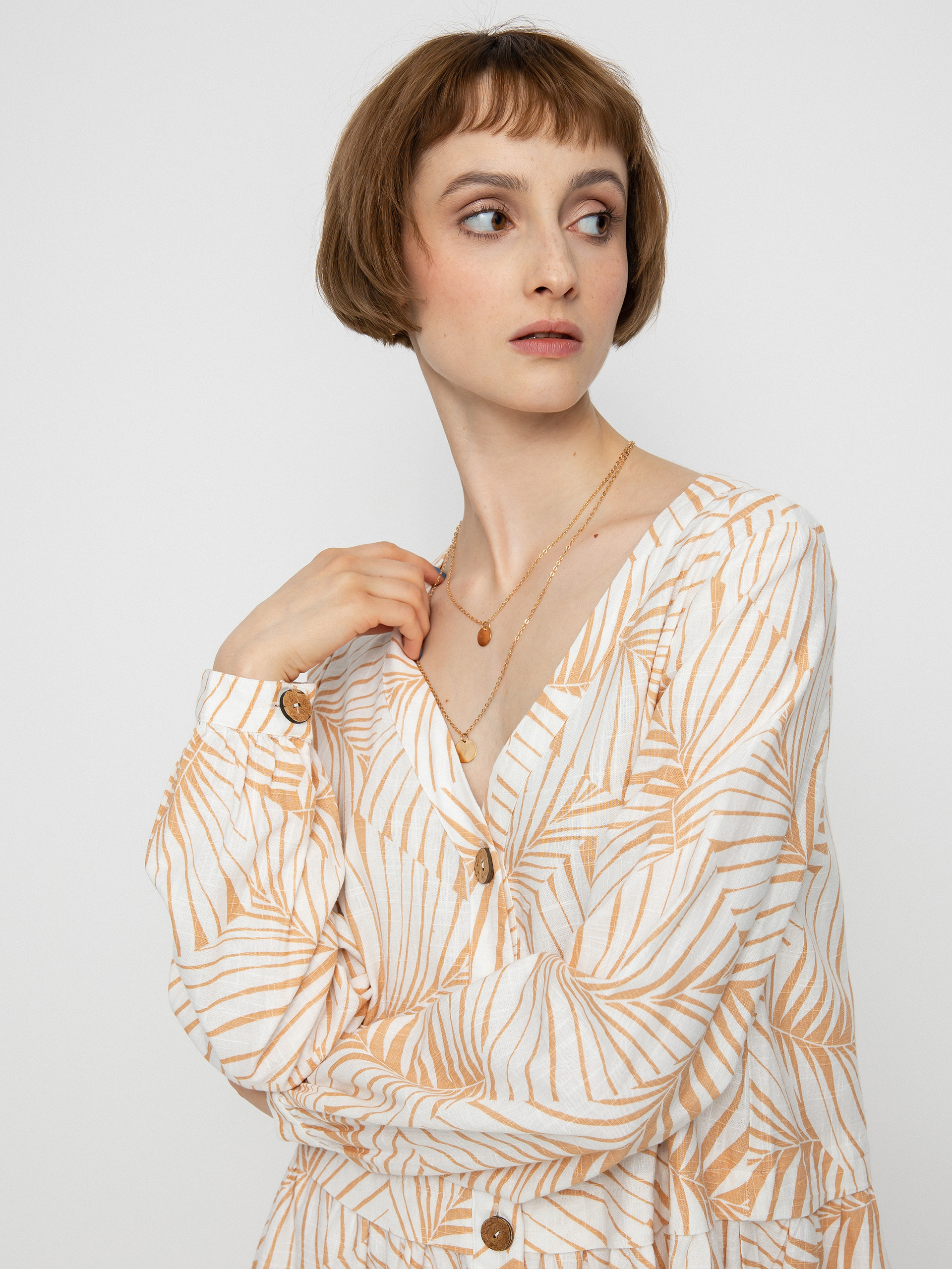 Roxy Wishing Girl Kleid Wmn (toast palm tree dreams)