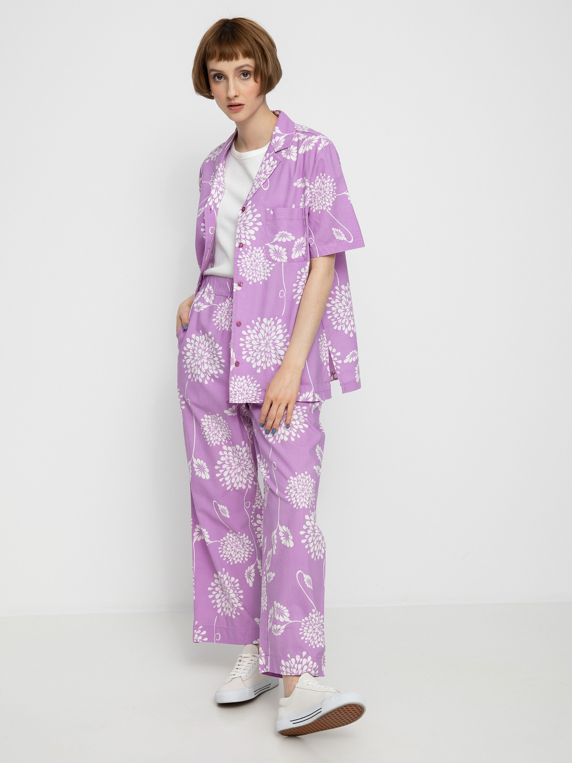 Brixton Garden Floral Crop Hose Wmn (orchid)