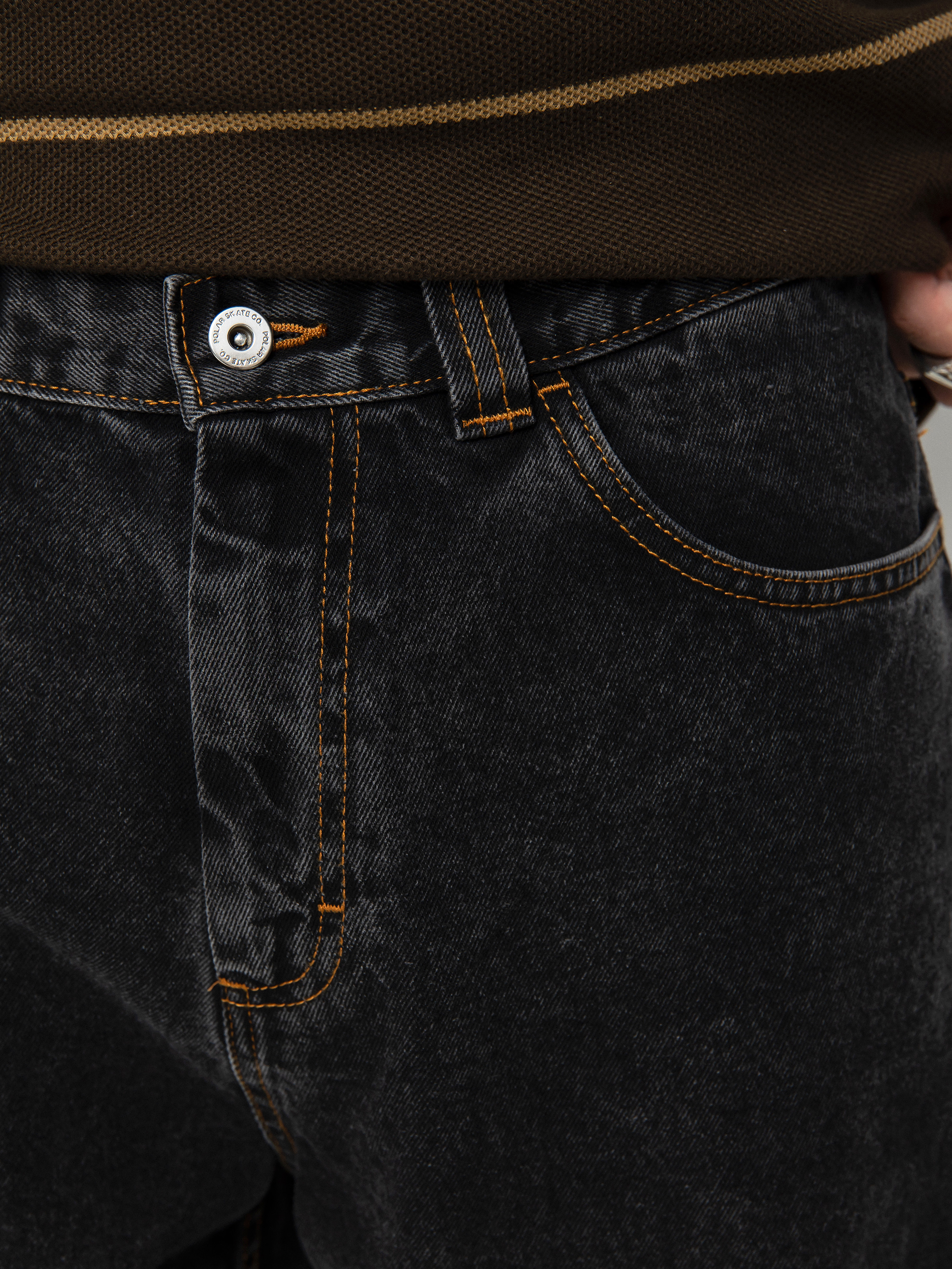 Polar Skate 92! Denim Pants (washed black)