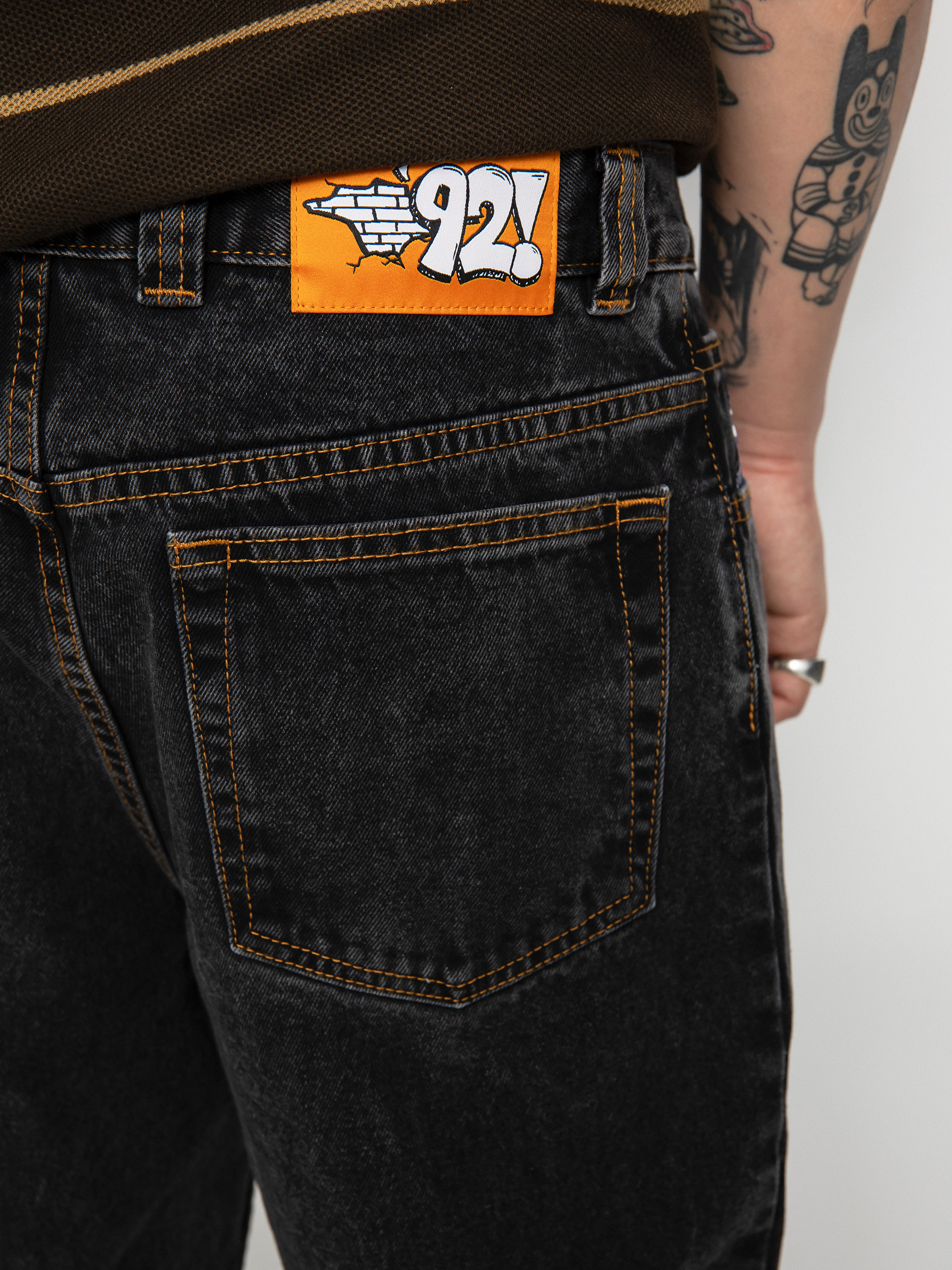Polar Skate 92! Denim Pants (washed black)