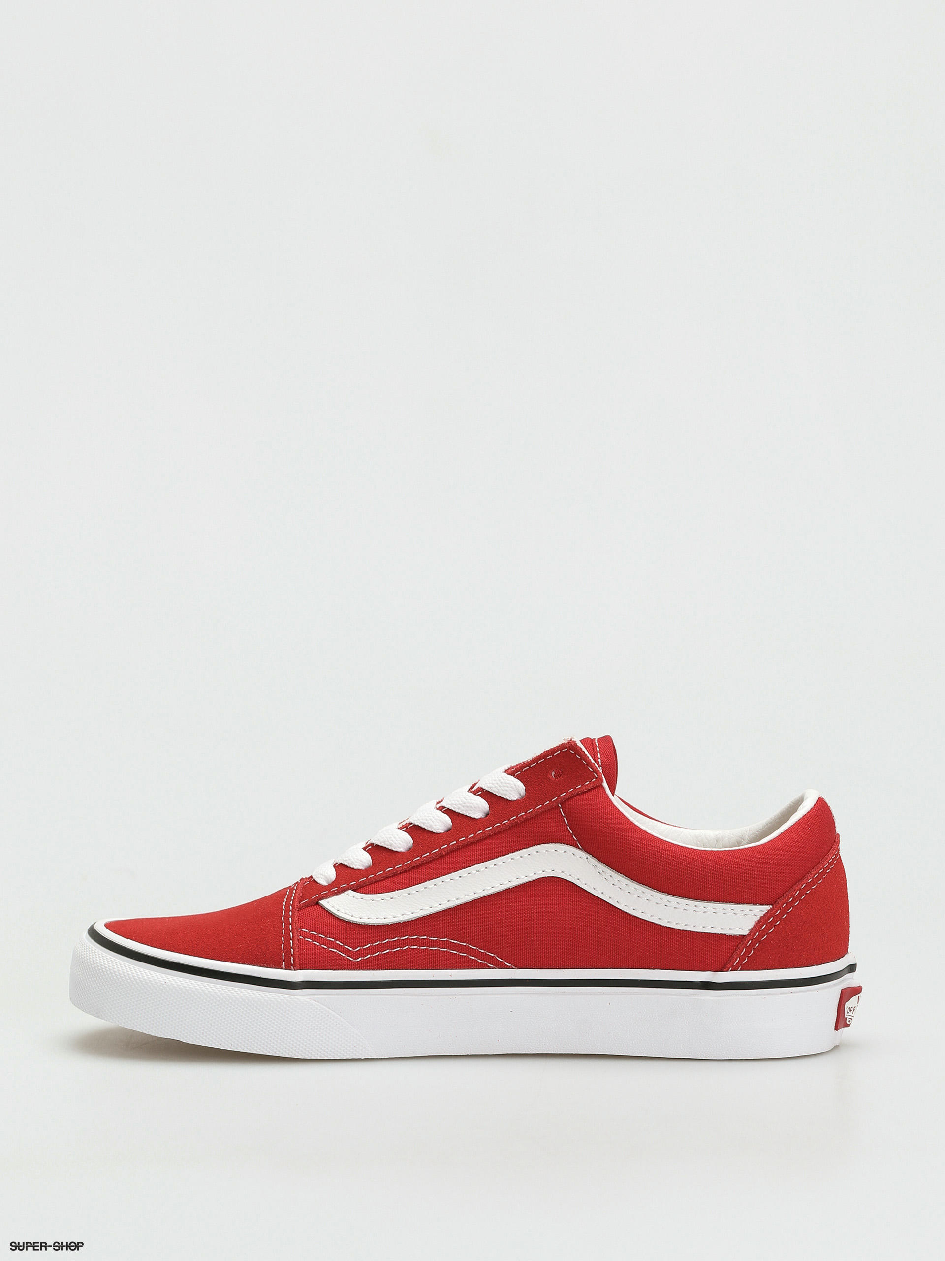 Vans old best sale skool red white