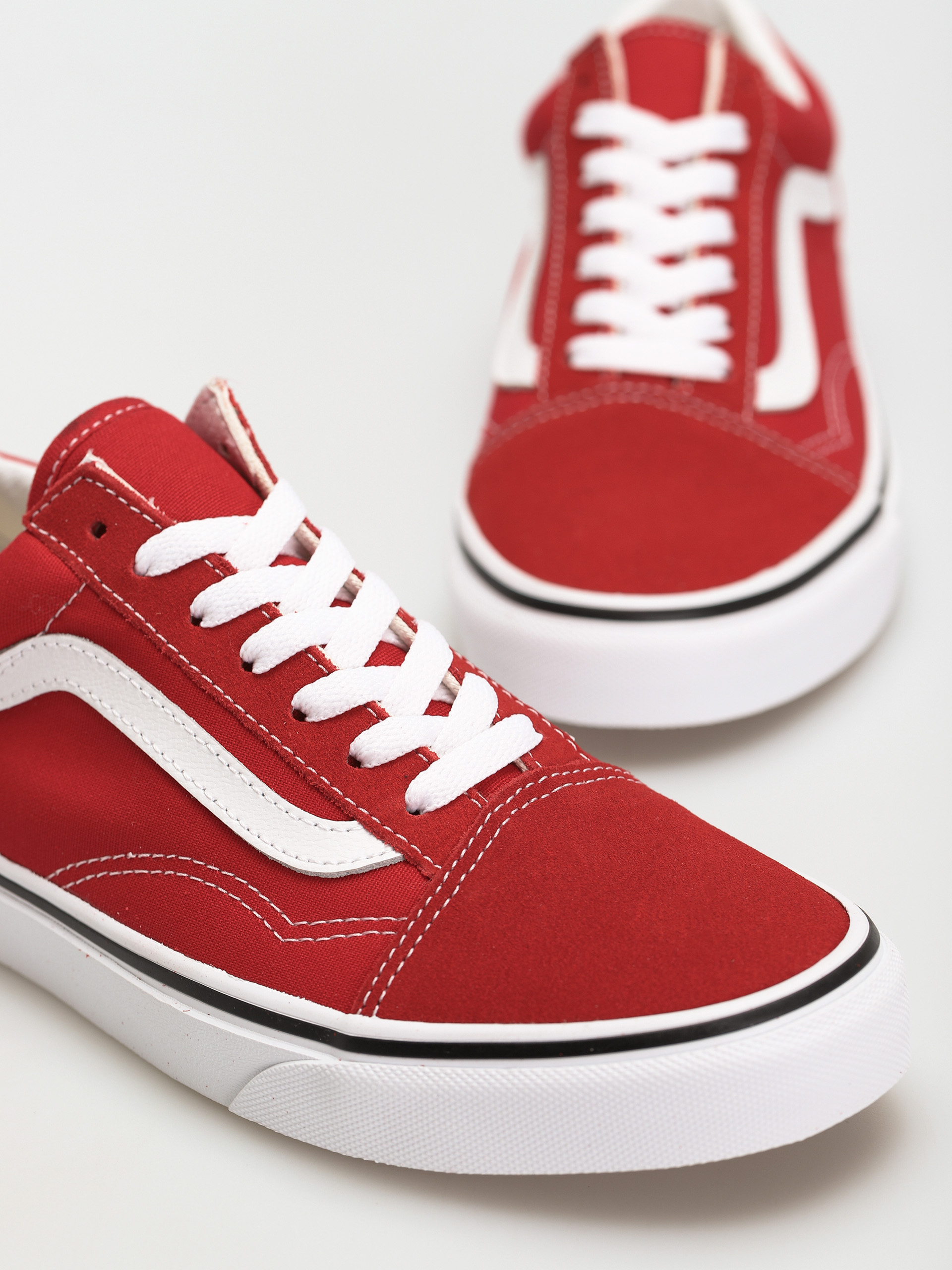 Vans Old Skool Schuhe (racing red/true white)