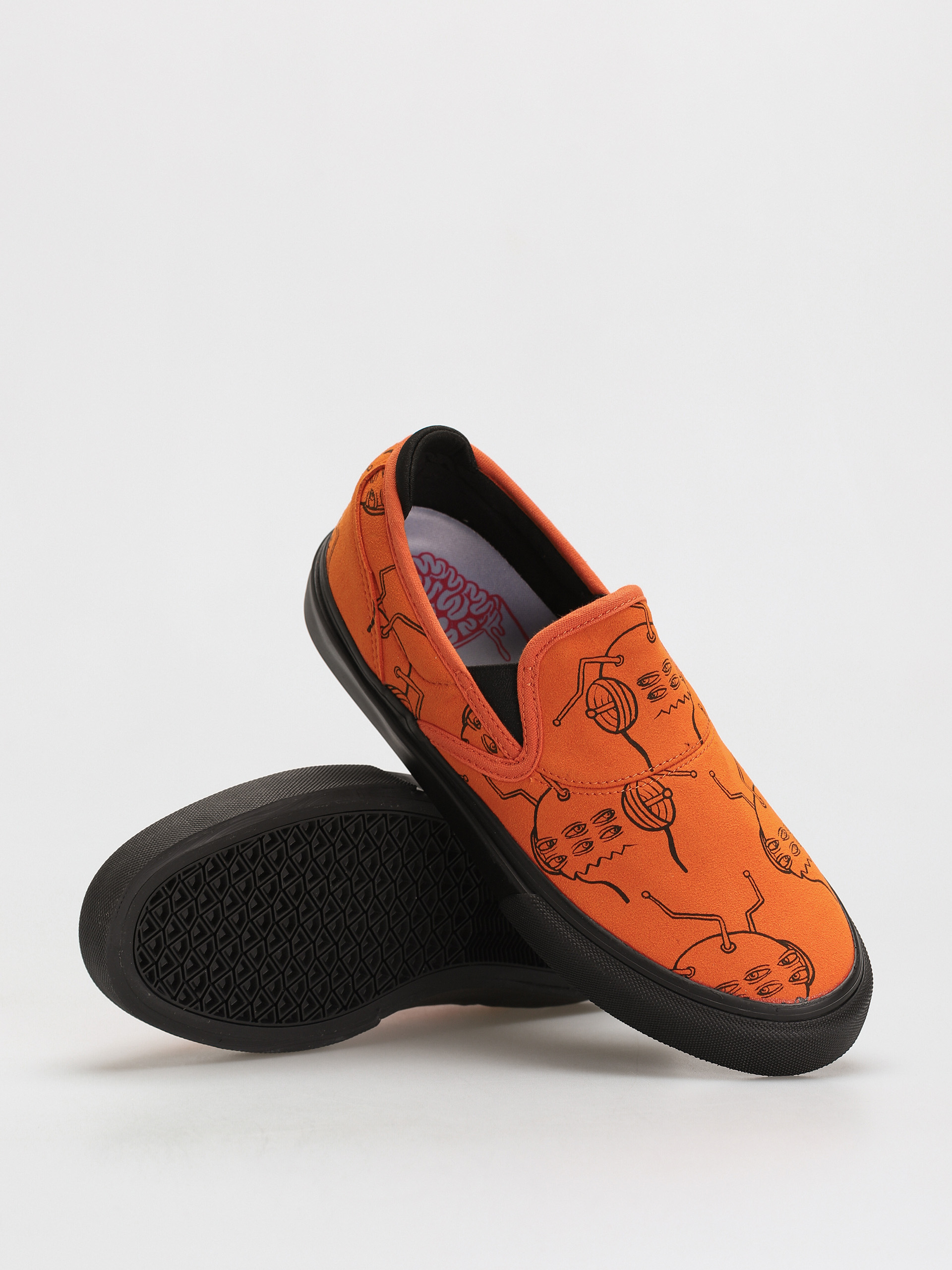 Emerica Wino G6 Slip On X Toy Machine Shoes (burnt orange)