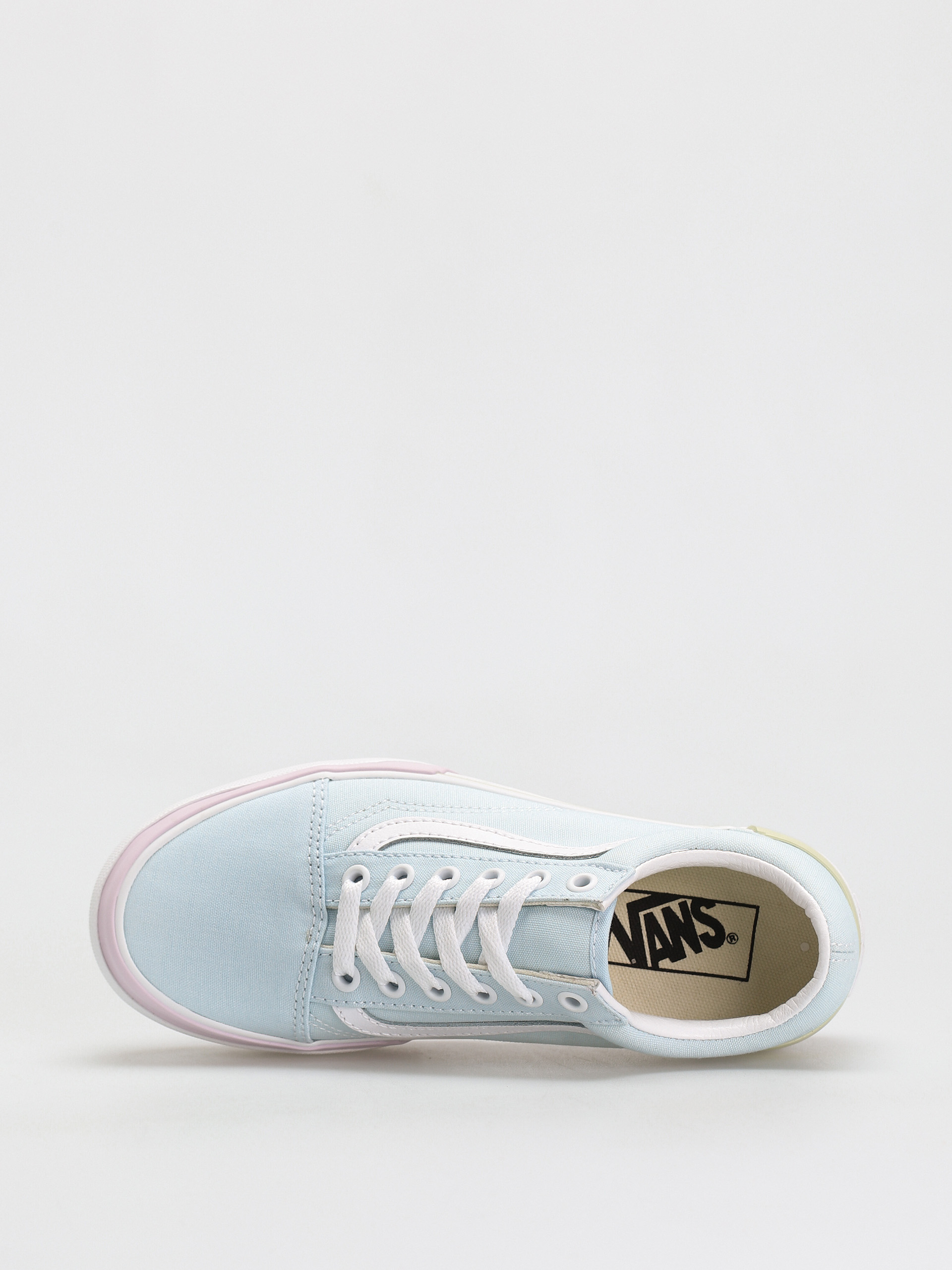 pastel multi colored vans