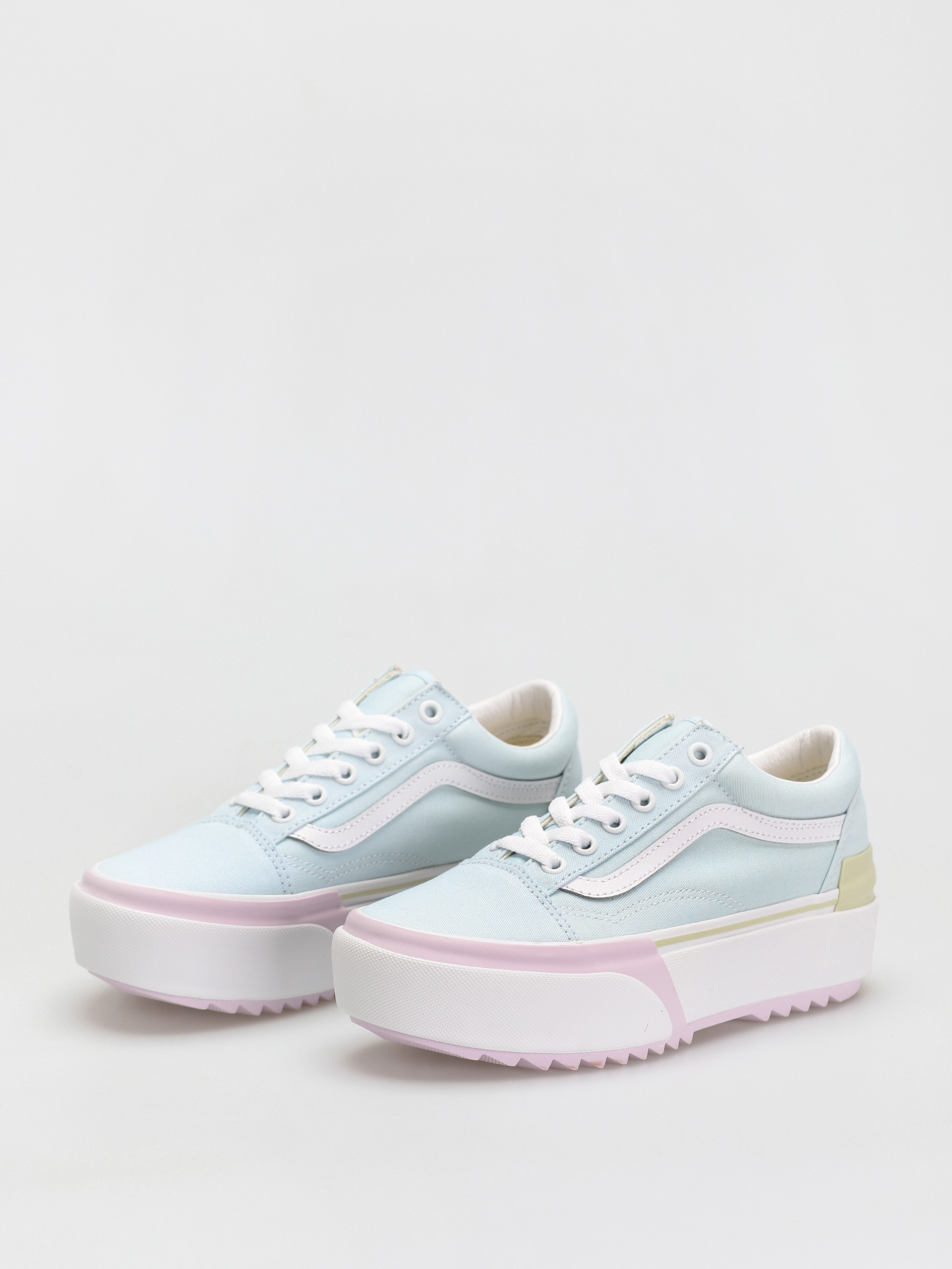 Vans Old Skool Stacked Shoes (pastel/multi/true white)