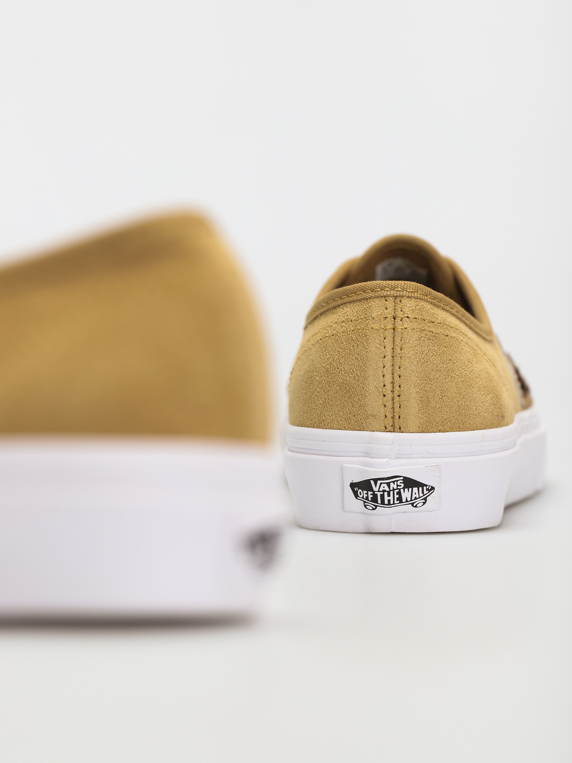 Vans Authentic Shoes (soft suede/mustard gold/leopard)
