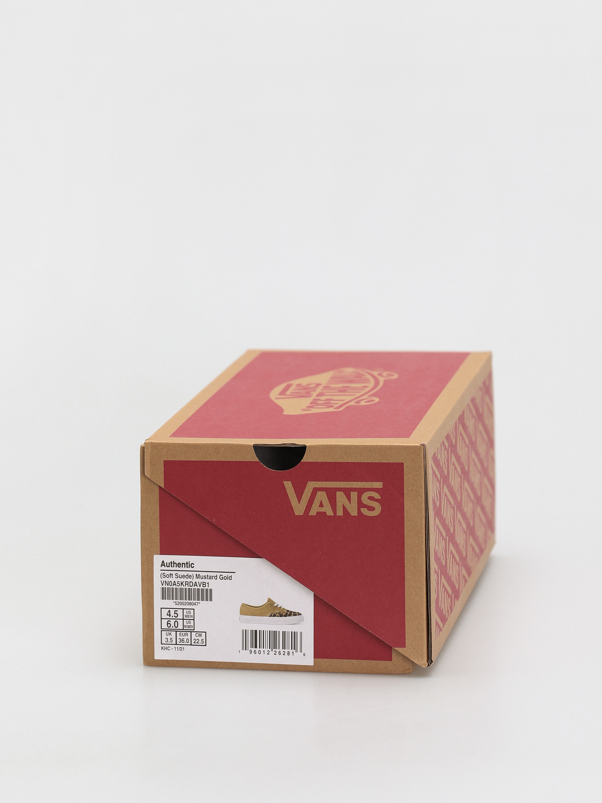 Vans Authentic Shoes (soft suede/mustard gold/leopard)