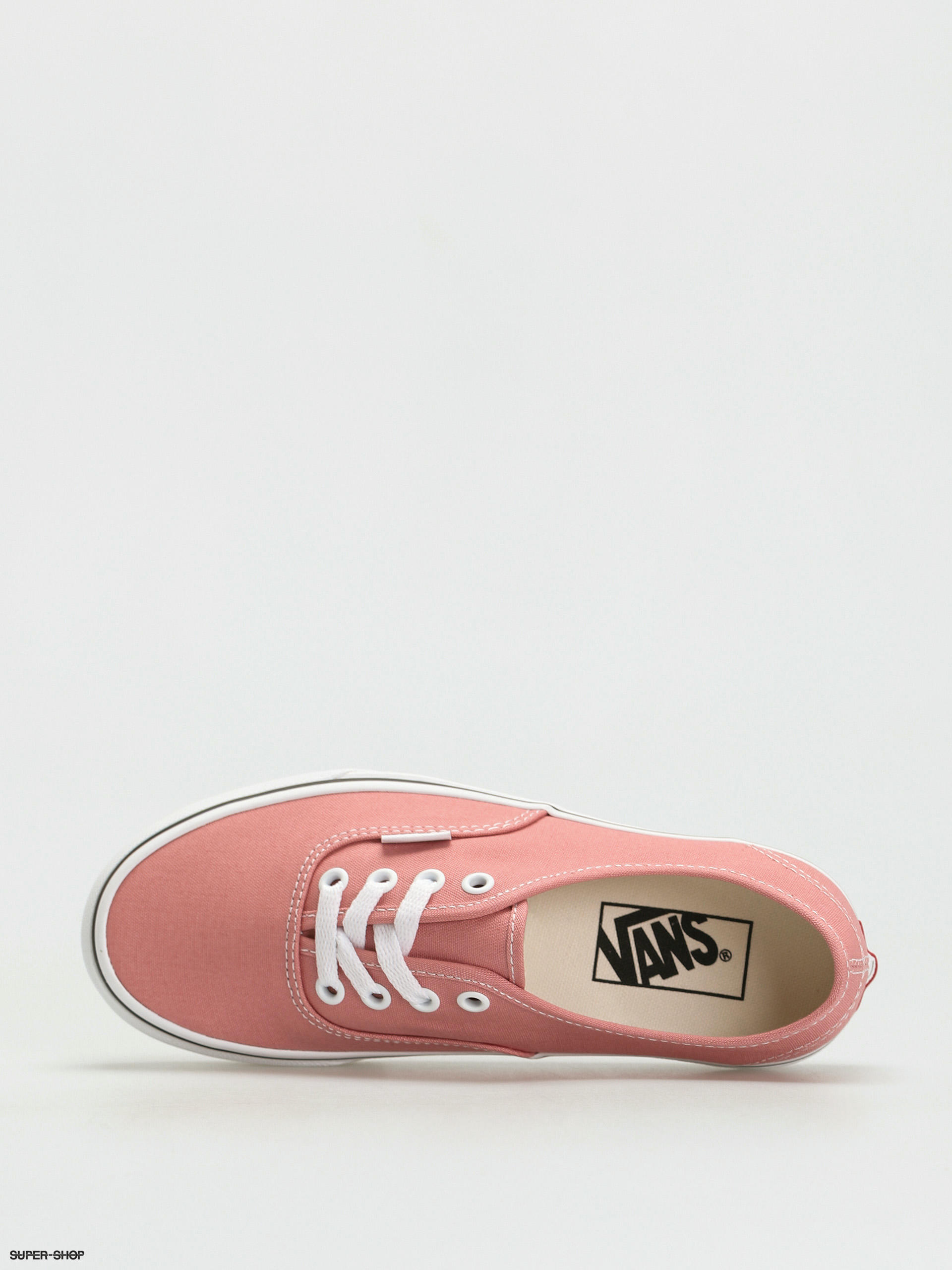 vans authentic white pink