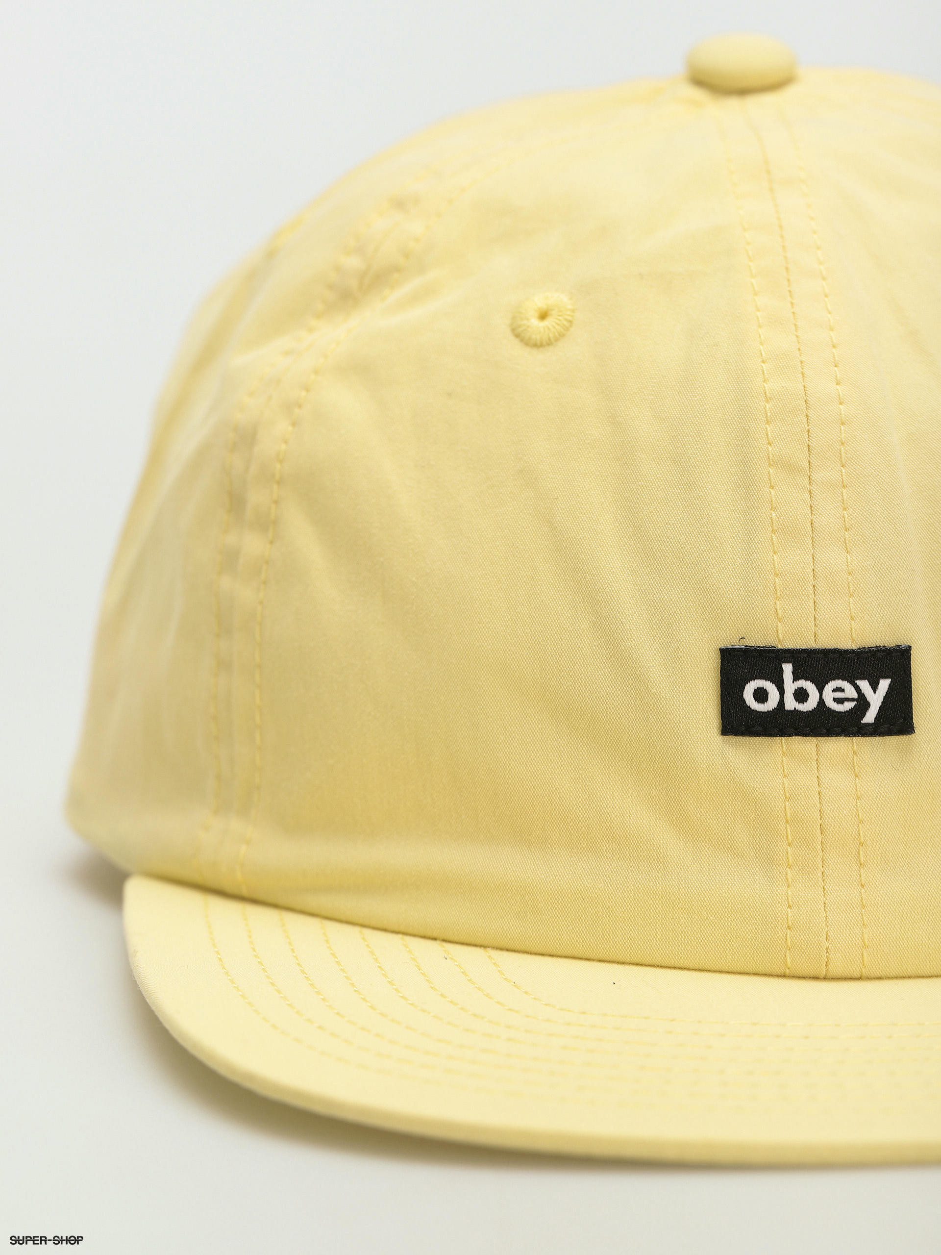 yellow obey hat