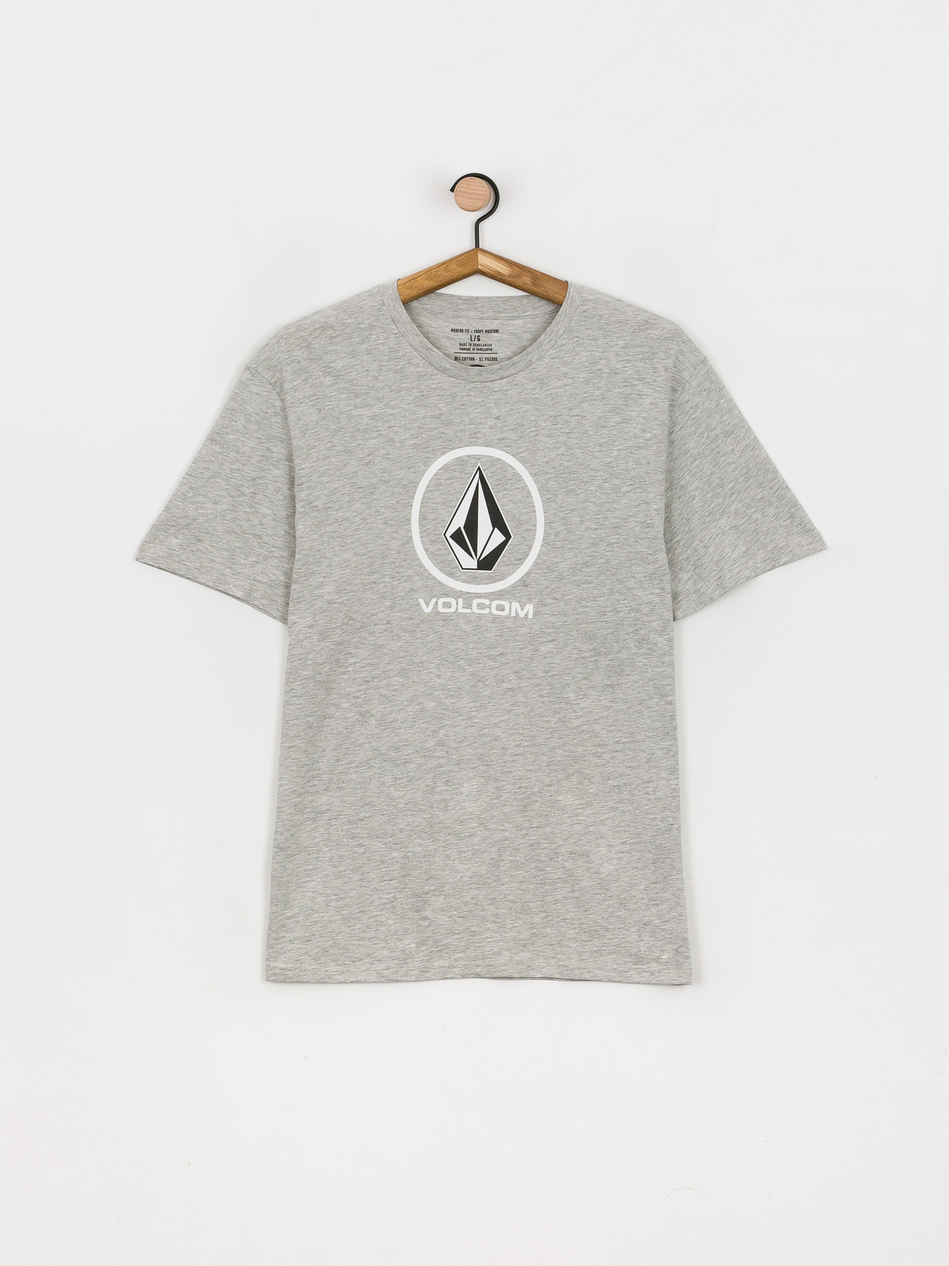 Volcom Crisp Stone Bsc T-shirt (heather grey)