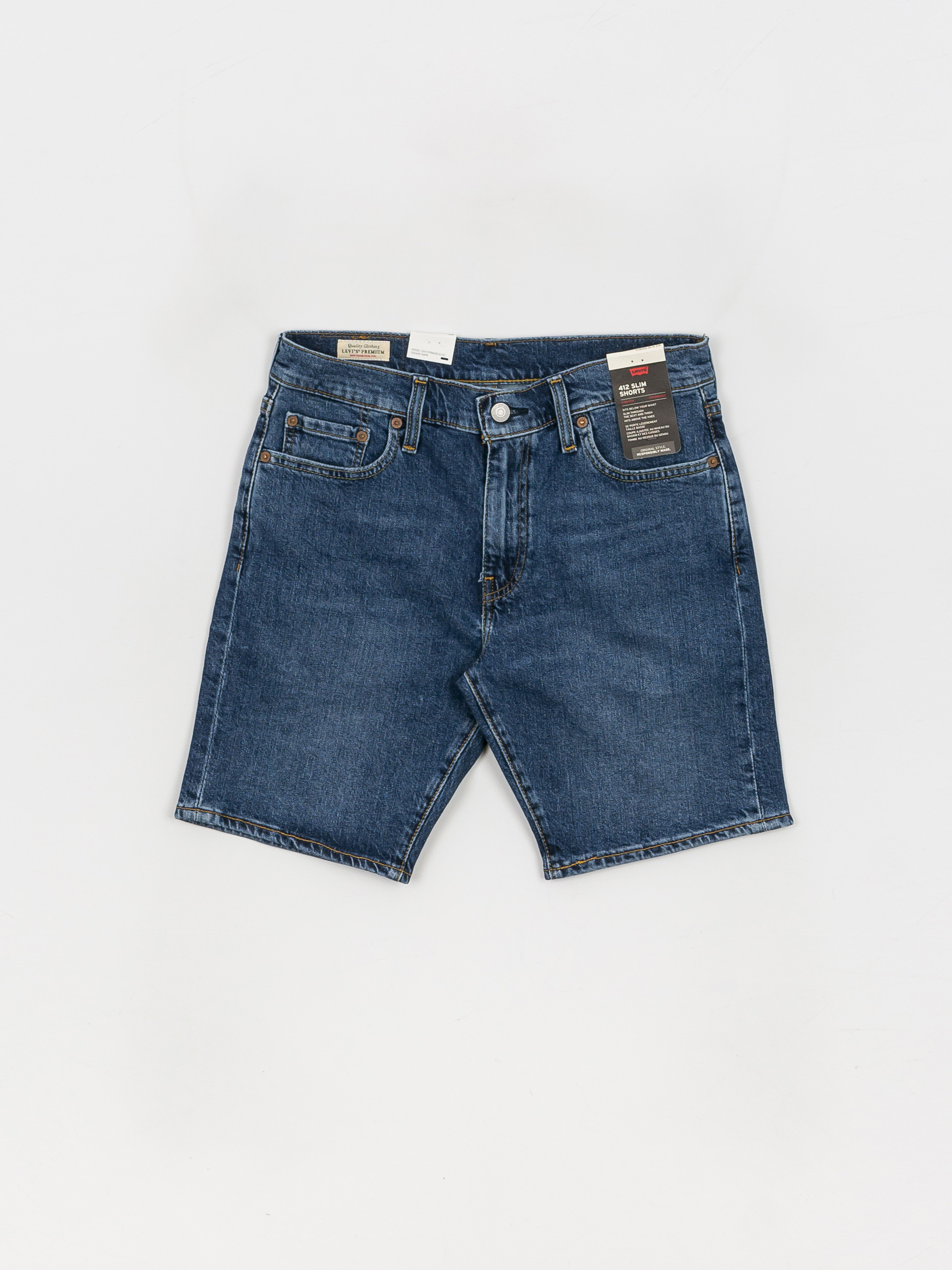 Levi's® 412 Slim Shorts blue (saturn blue)